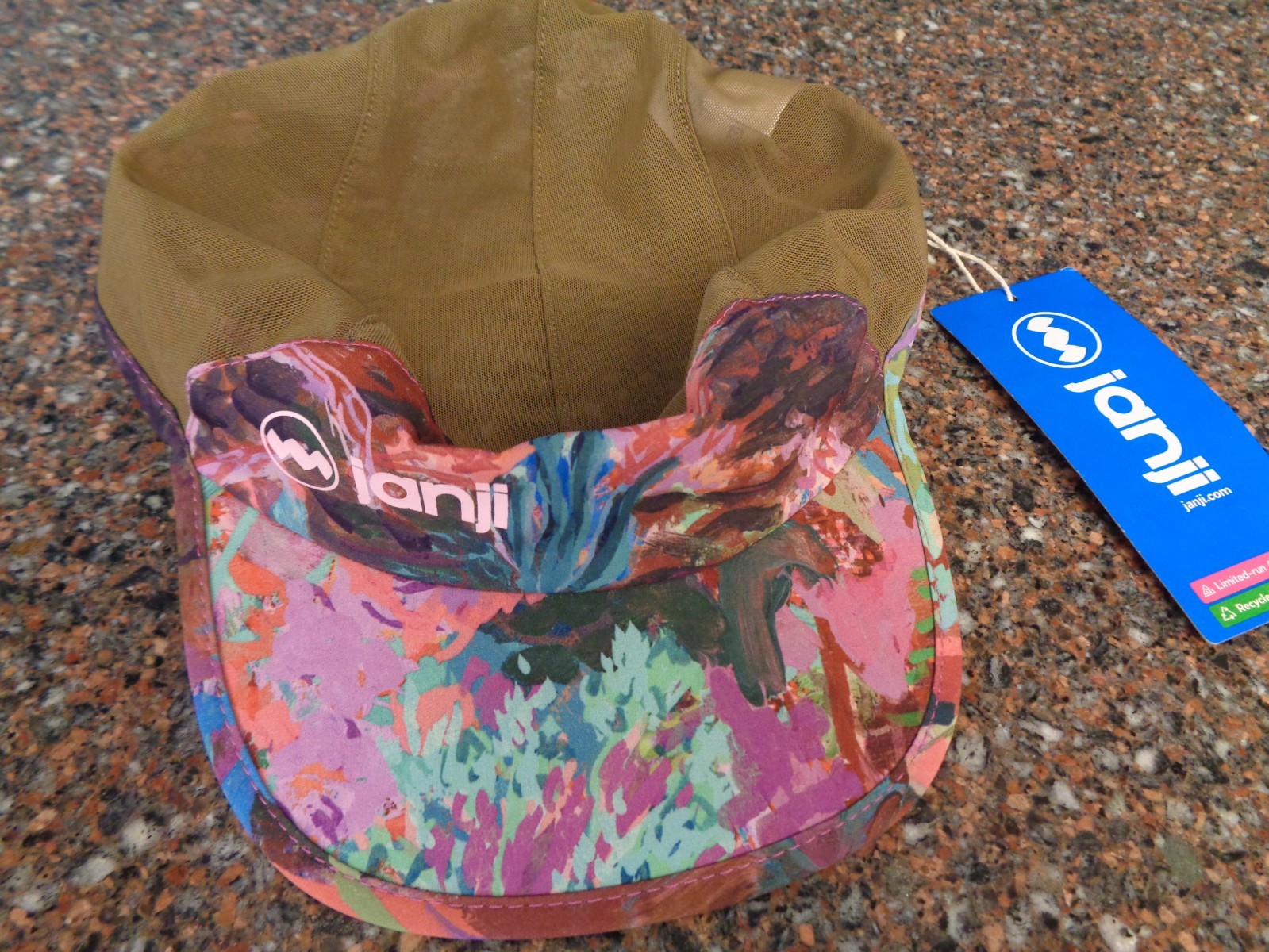 Janji Hatchback Mesh Cap Reverse Bay Limited Artist Design Cooling One Sz NWT