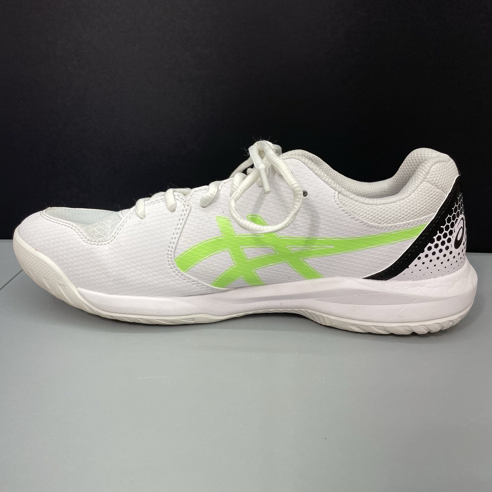 Asics Gel Dedicate 8 Sneakers Shoes Court Tennis Pickleball White Mens 9.5