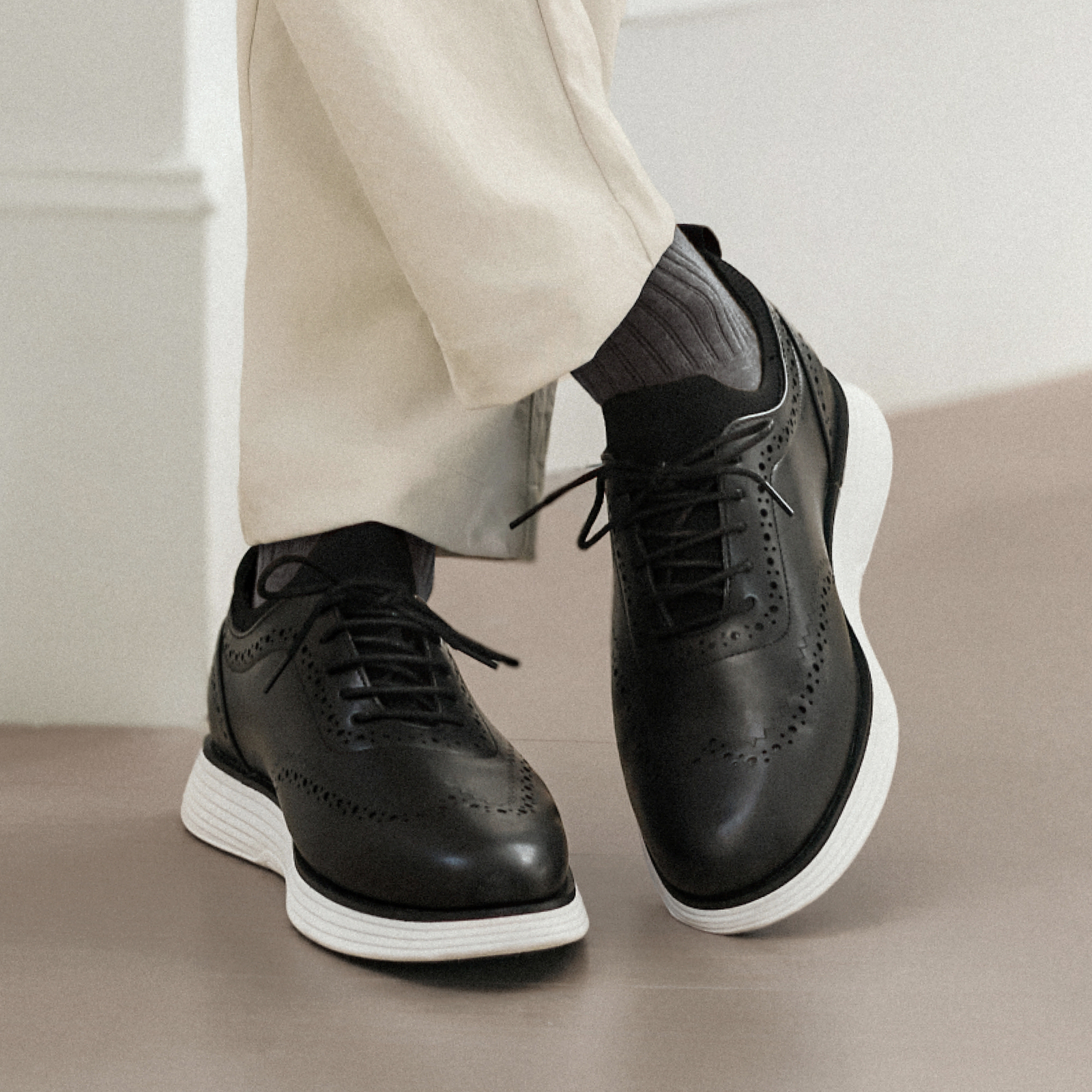 Men’s Dress Sneakers Oxfords Casual Wingtip Brogue Non-slip Shoes Size 8-13