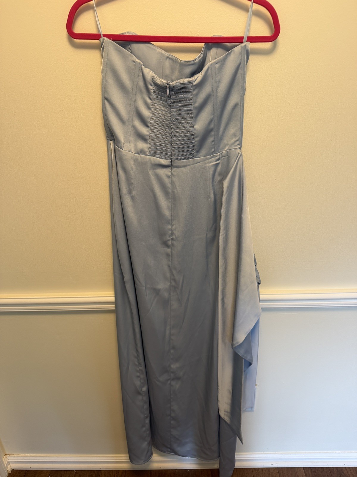 V. CHAPMAN JUNE CORSET FRONT-SLIT GOWN -KENTUCKY BLUE Size: 8 Price:  $ 415.00