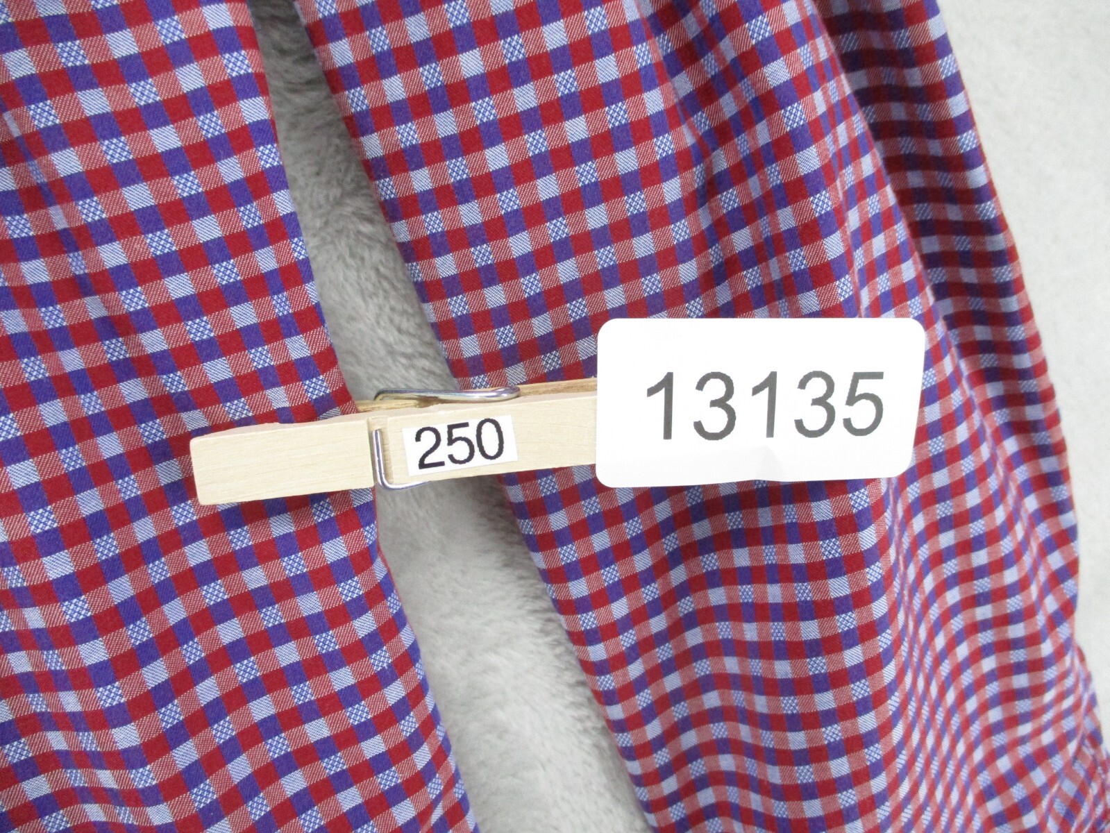 Eligish Laundry Button Up Shirt Men’s XL Red Blue Purple Geometric Plaid Cotton
