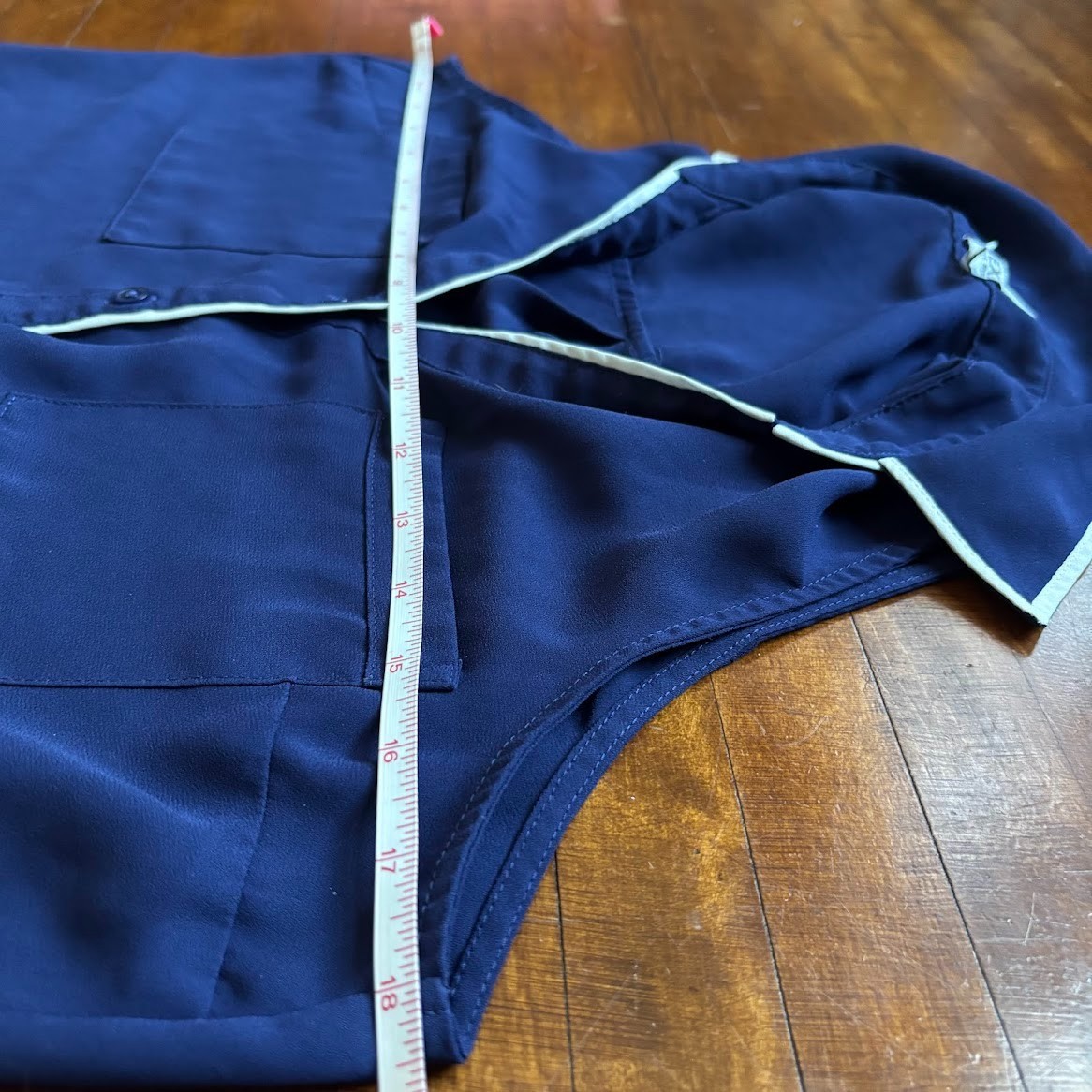 EXPRESS Portofino Sleeveless Top XS Sheer Navy Blue Relaxed Nautical Coastal EUC