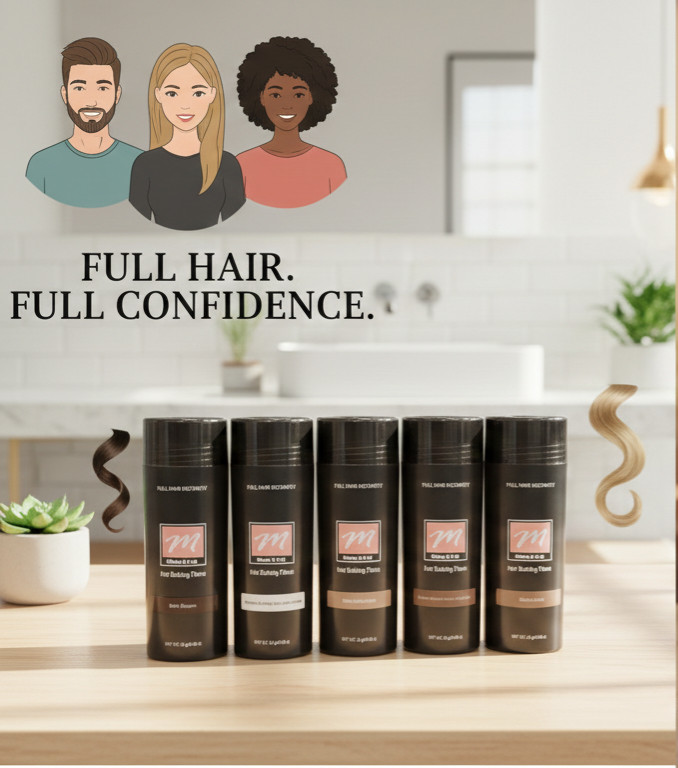 Buy 1 get 1 FREE MAKEITFULL PREMIUM Hair Building Fibers I PERSONALLY USE DAILY