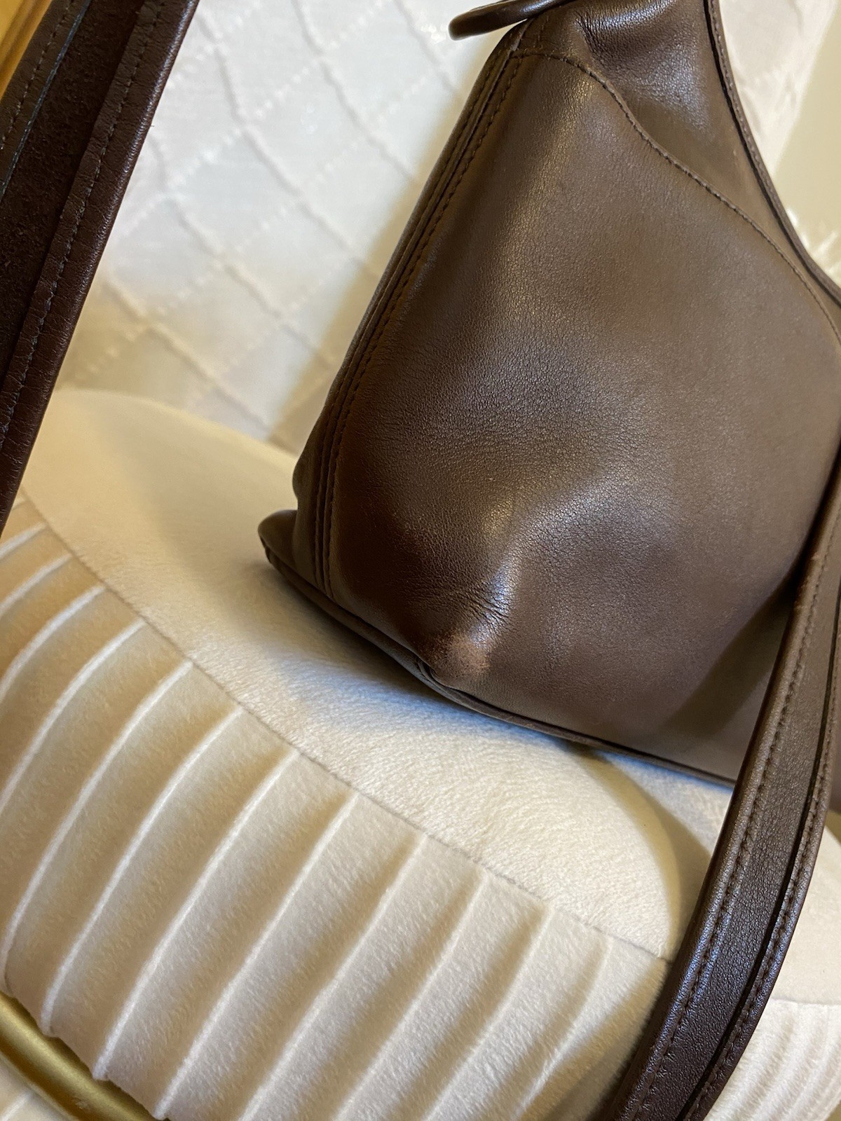 Coach Women’s Legacy Dark Brown Leather Hobo Shoulder Bag Costa Rica 9136 Good!