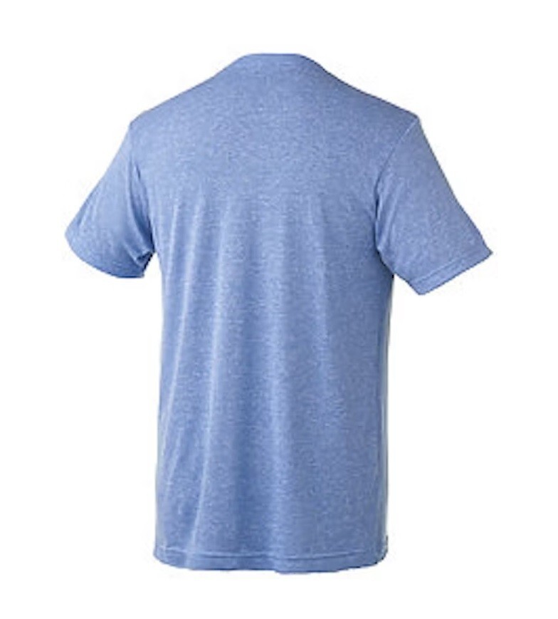Aeropostale Men’s Heather Cotton Blend Crew Neck Short Sleeve T-Shirt w/ Logo