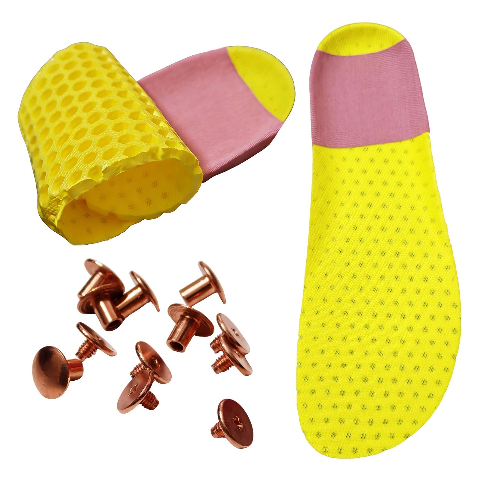 Grounding Insoles with Conductive Metallic Fabric – with Most Copper Nail Gro…