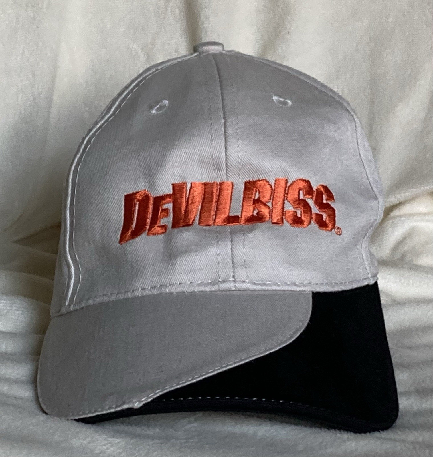 DeVILBISS Company Automotive Cap Hat UNWORN Tan Black Orange
