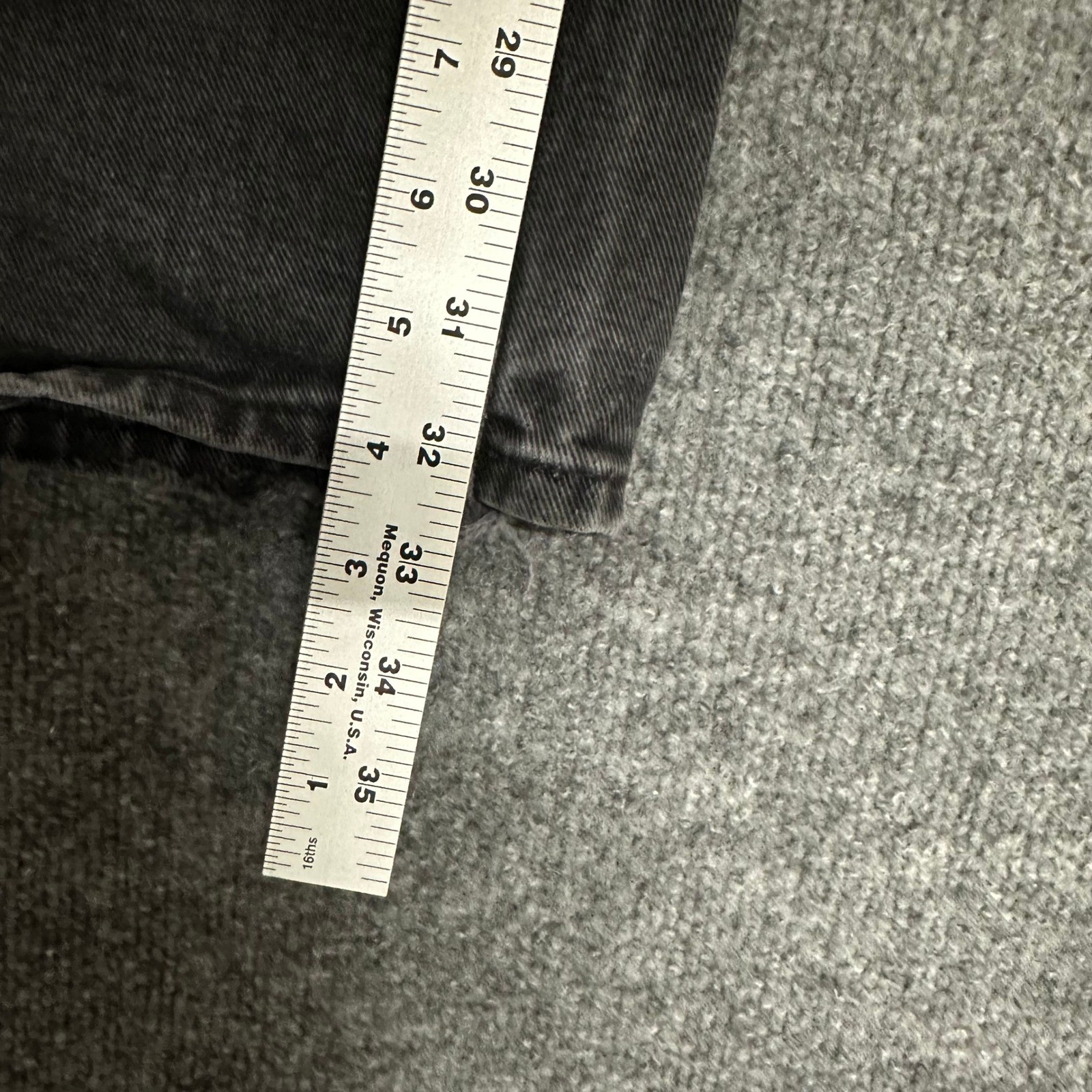 Kirkland Jeans Mens Size 34×34 Black Straight Leg Faded Cotton Casual MRX1008