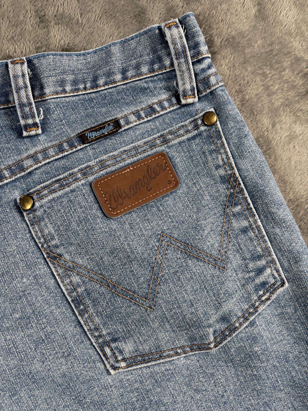 Wrangler Cowboy Cut Jeans Mens 36×36 47MWZ Cool Vantage Blue Regular Fit Western