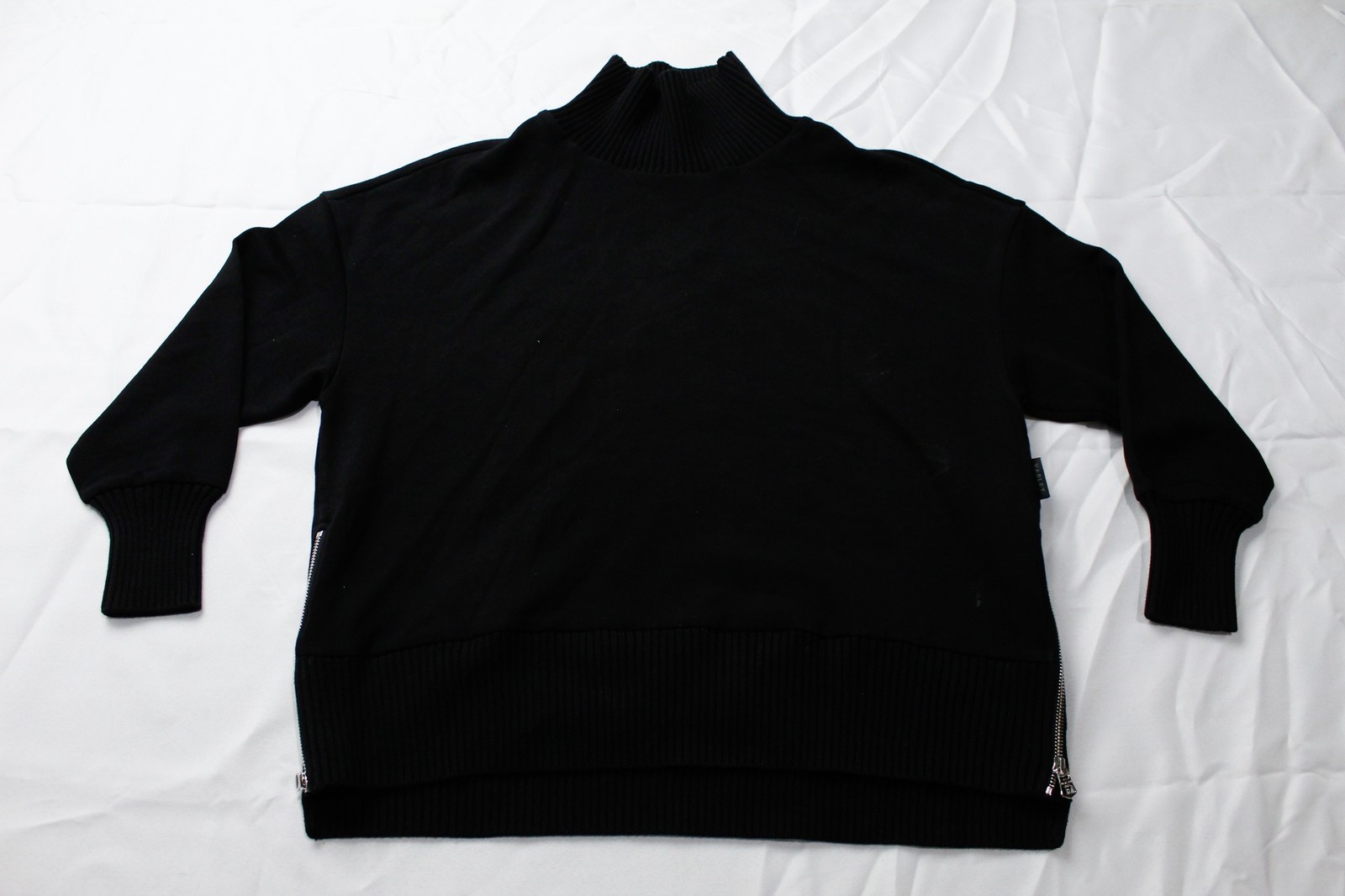 Varley Women’s DoubleSoft Barker High Neck Sweatshirt AR8 Black Size XS