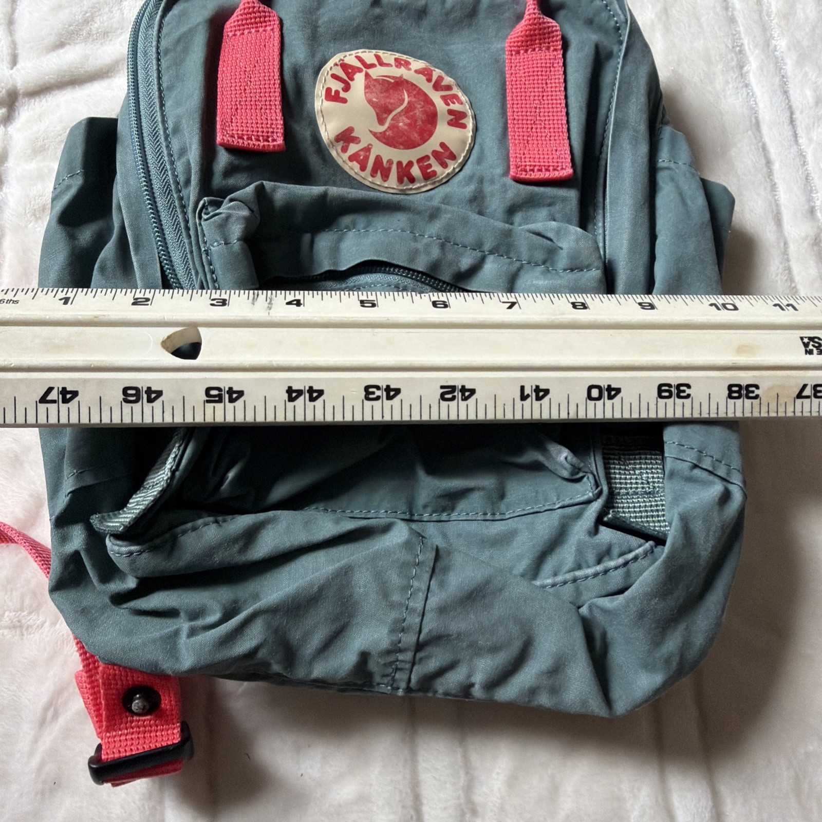 Fjallraven Kanken Mini Backpack RARE Pink Blue Colorway Excellent Condition Bag