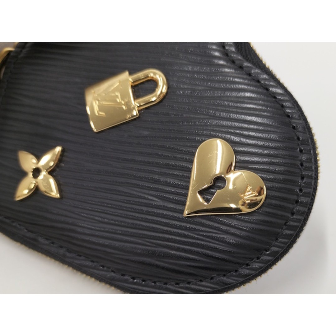 Louis Vuitton Portomone Cool Love Lock Coin Case Epi Used SKAI-0