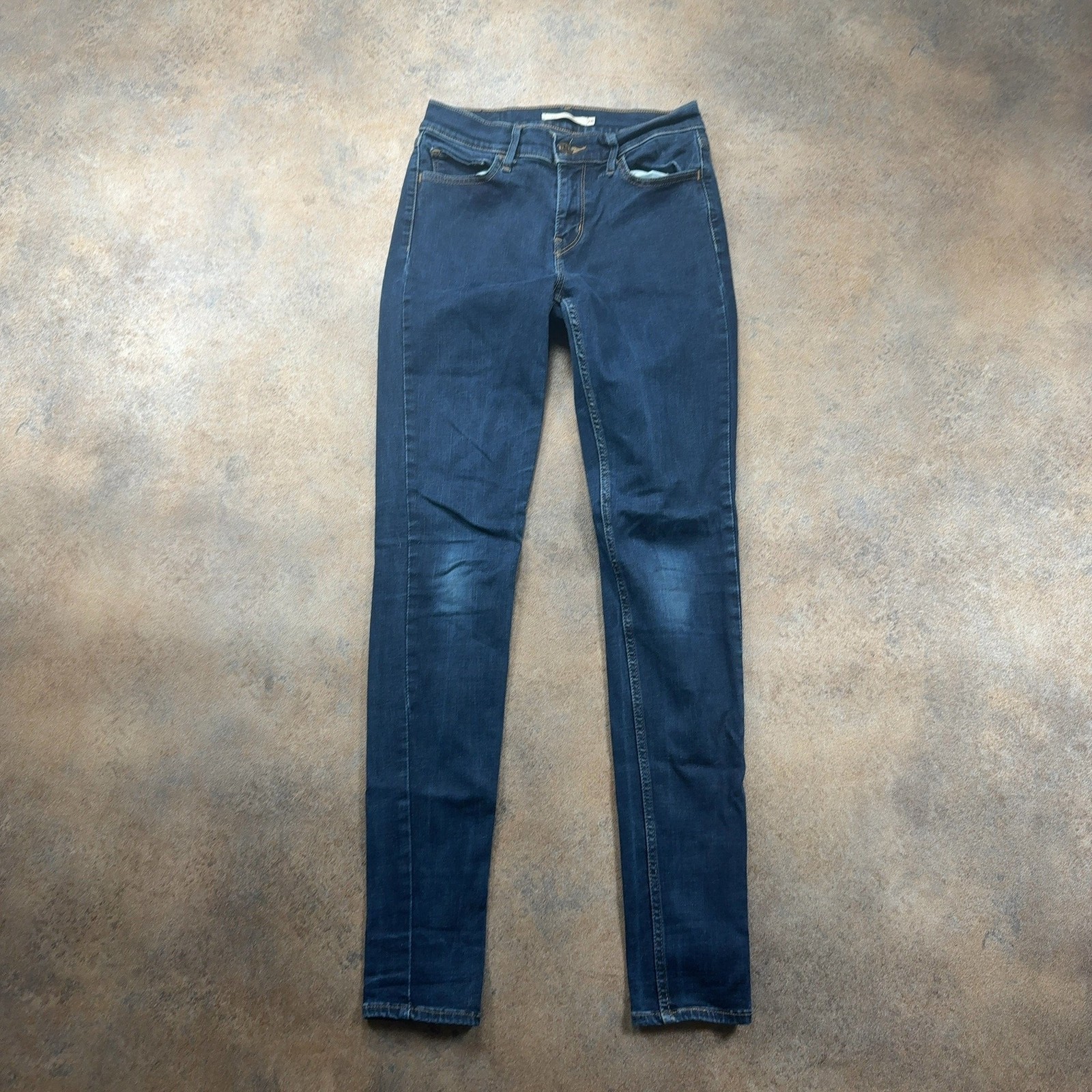 LEVI’S 710 Jeans Blue Womens (28 Inch Waist) (31 Inch Leg) Super Skinny Fit