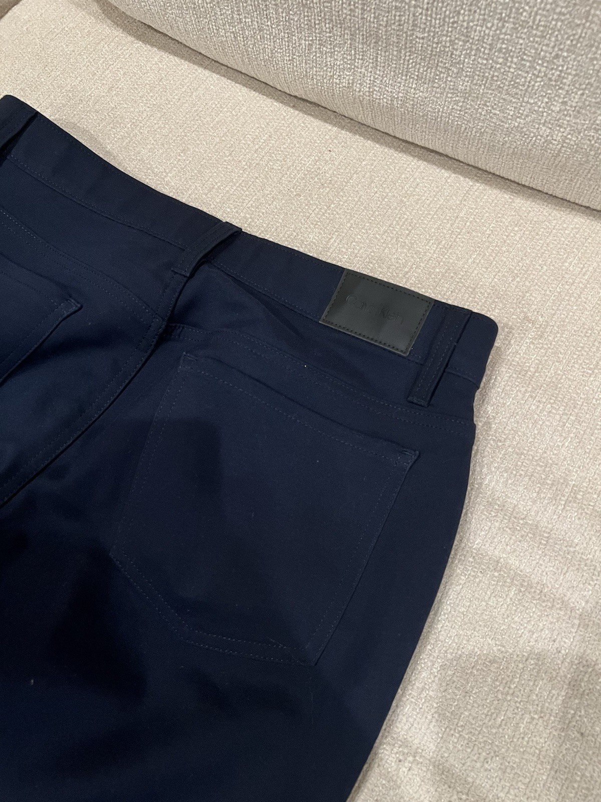 Calvin Klein Men’s Navy Blue 32×30 Straight Pants