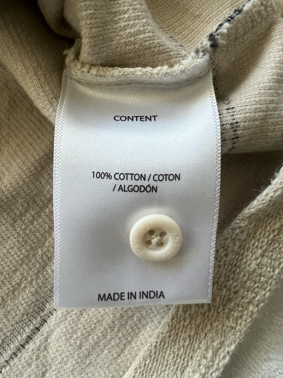 O’Neill Standard Fit Baja Pullover x Light Khaki Size M Knit Beach Lightweight