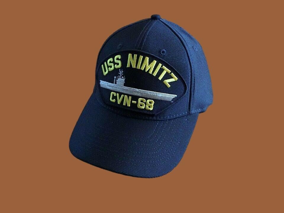 USS NIMITZ CVN – 68 U.S NAVY SHIP HAT U.S MILITARY OFFICIAL BALL CAP U.S.A. MADE