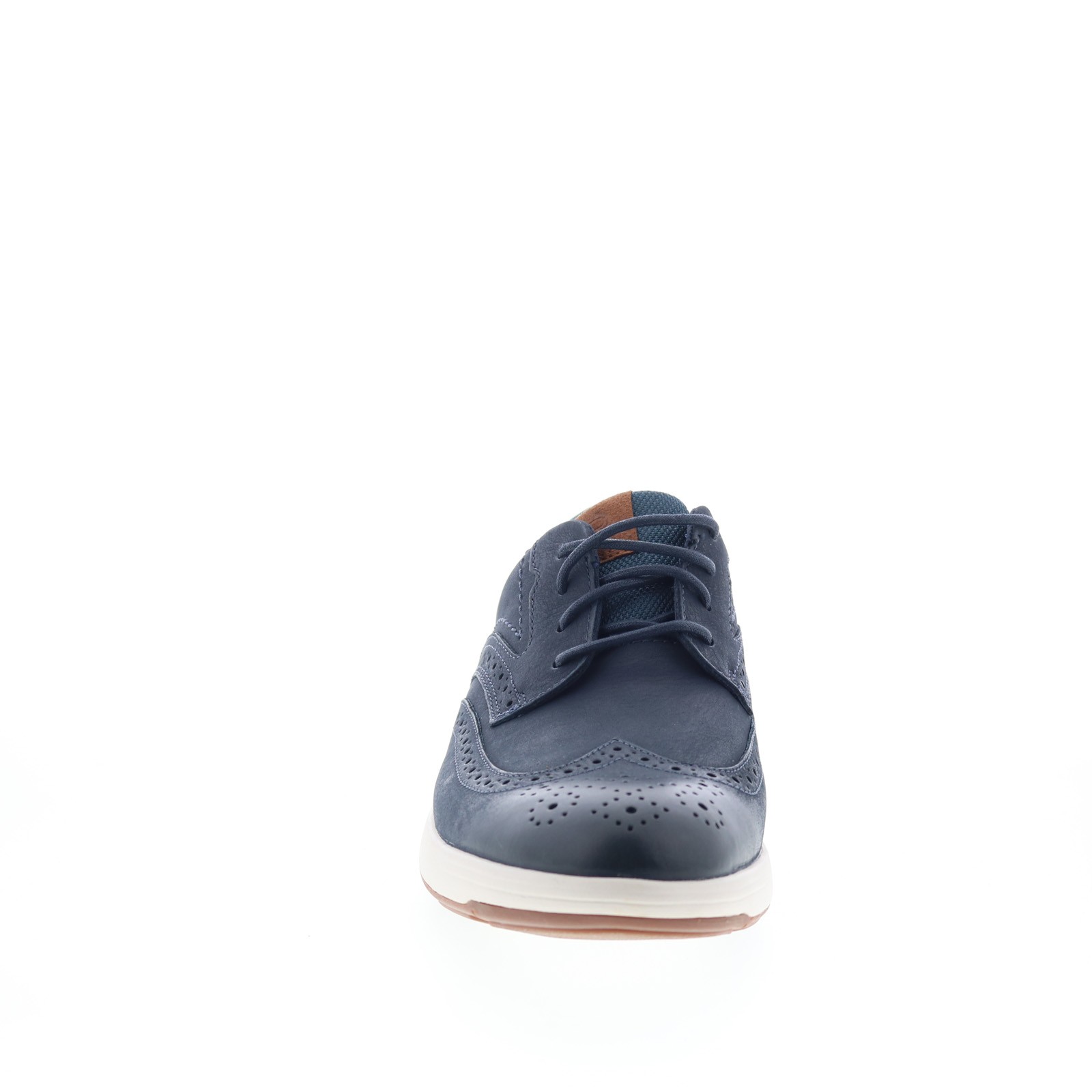Rockport Noah Wingtip Mens Blue Leather Oxfords Wingtip & Brogue Shoes