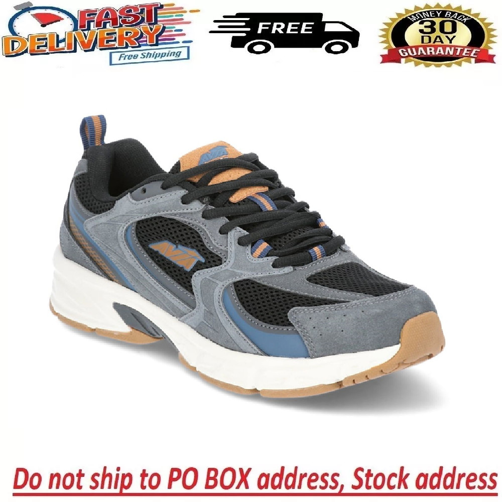 Avia Men’s 5000 Athletic Performance Running Shoes Black Brown Medium Width 8-13