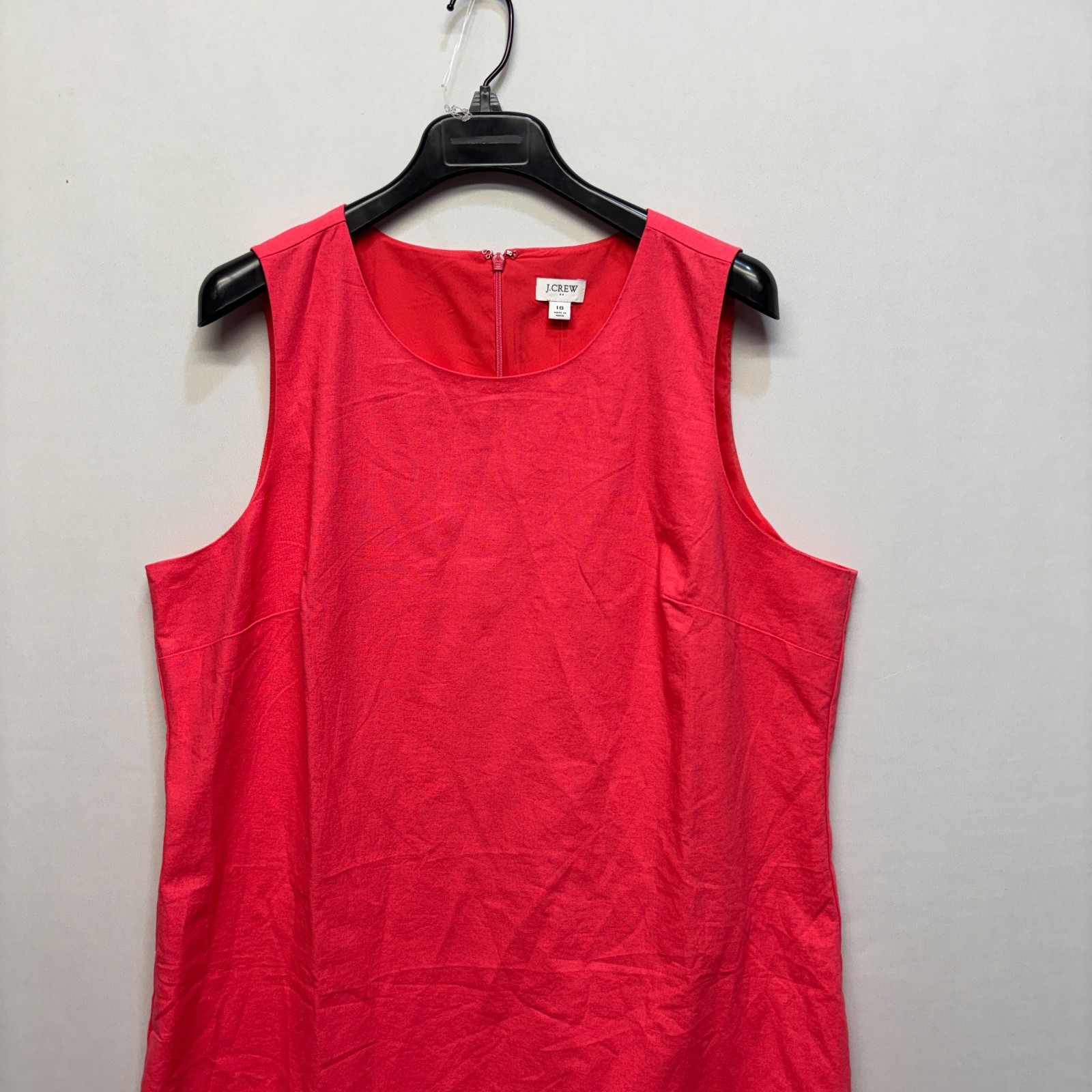 NWT J. Crew Women Sleeveless Shift Dress Size 18 Linen Blend SP24 C086 -11