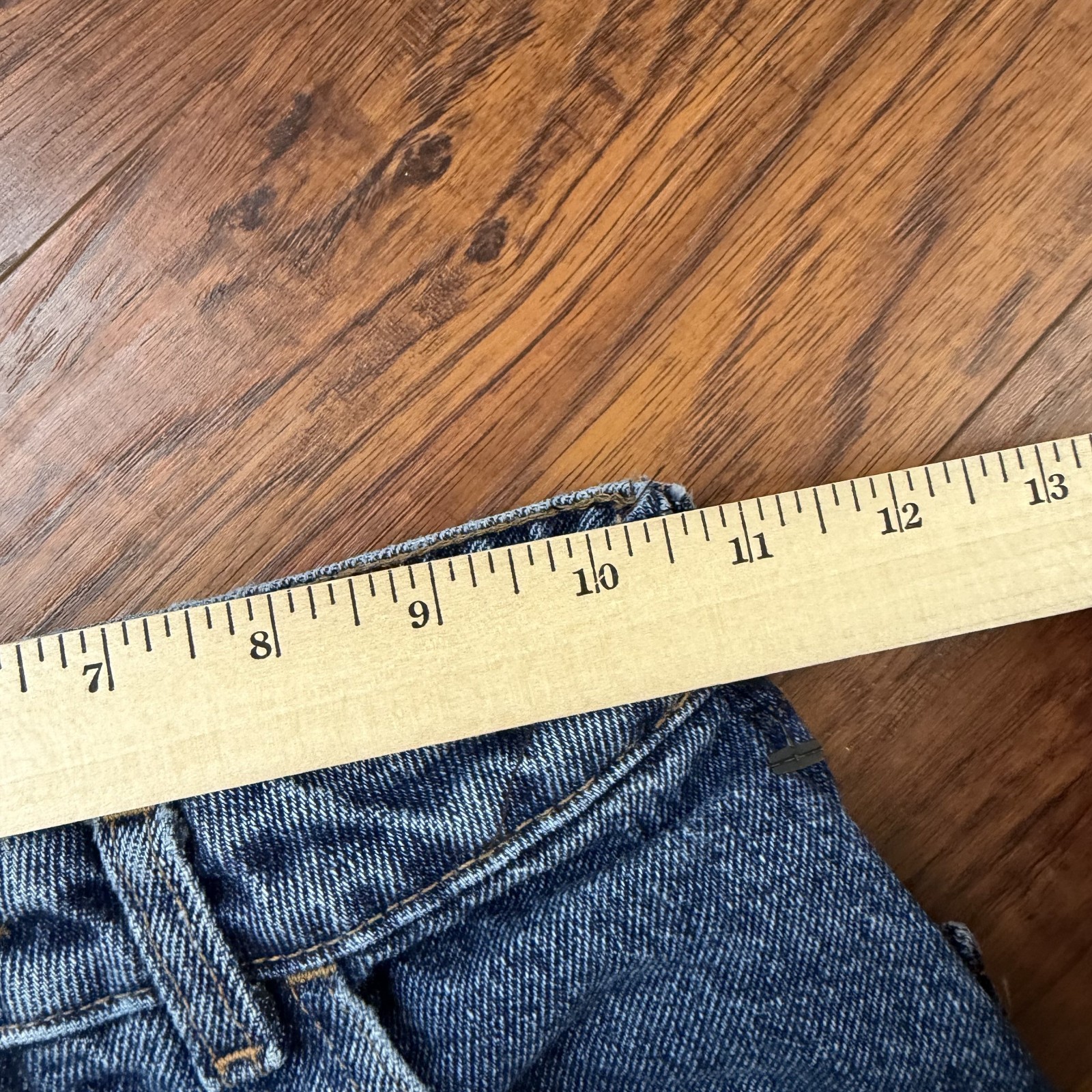 VINTAGE GAP Jeans Womens 10 Straight Leg High Rise Denim 90s Made in USA 20×32