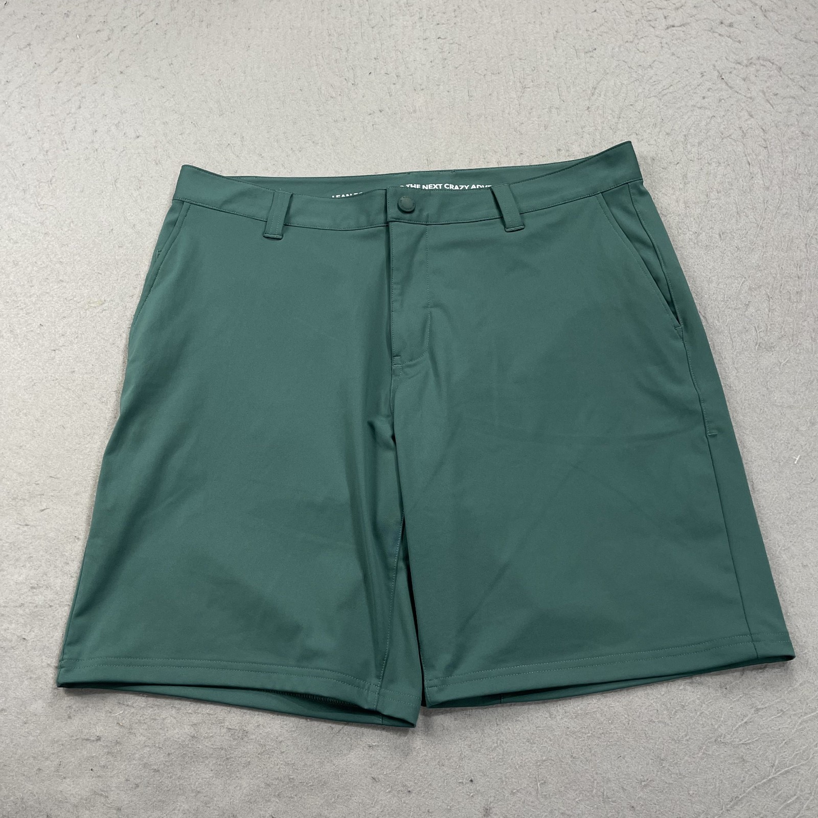 Rhone Shorts Mens 35 Green Commuter Golf Chino Casual 9 Inch Inseam Summer