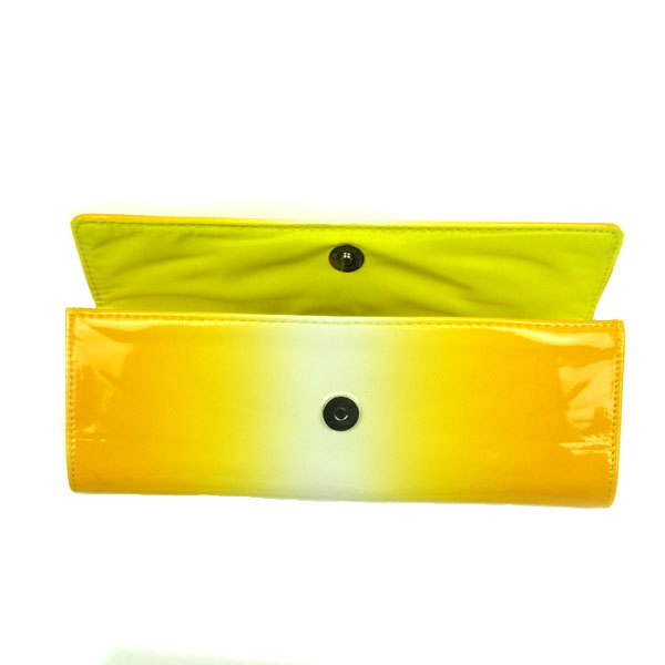 Synthetic Leather PU Pouch Clutch Party Bag Purse Girl Women 2 Tone Color