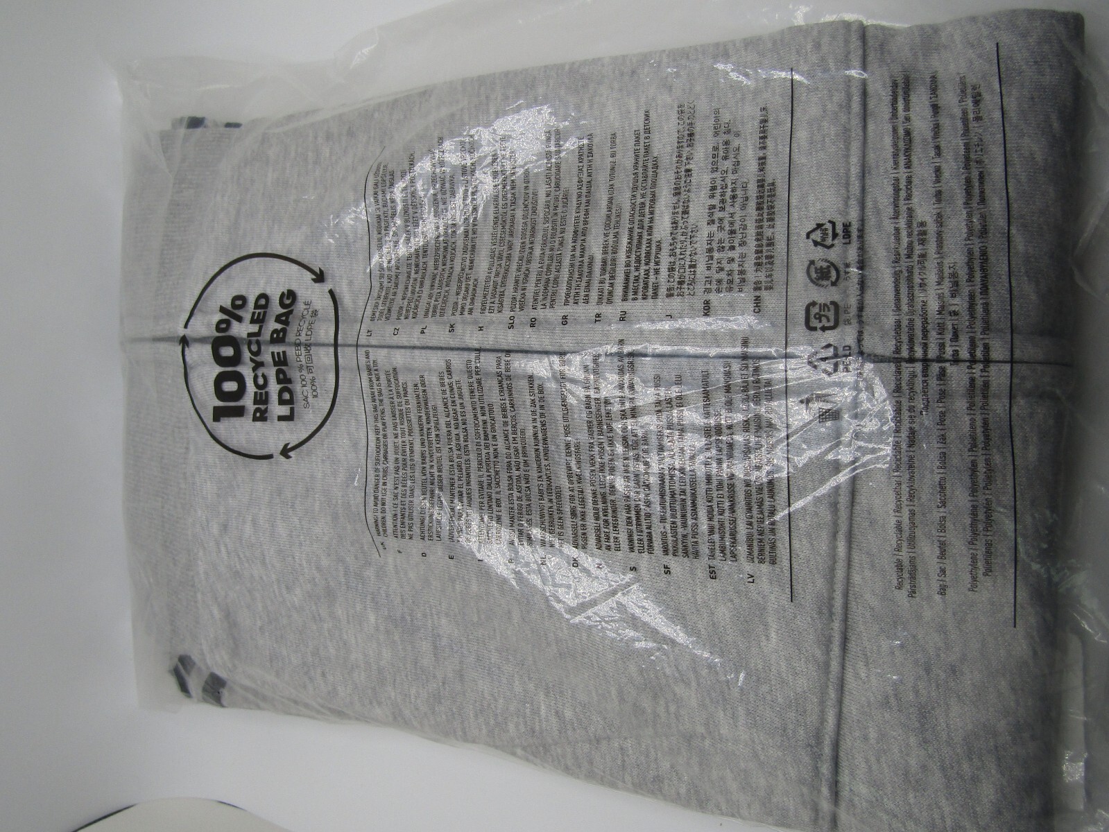 Adidas Men’s Essentials French Terry 3-Stripes full-zip Hoodie Small Gray
