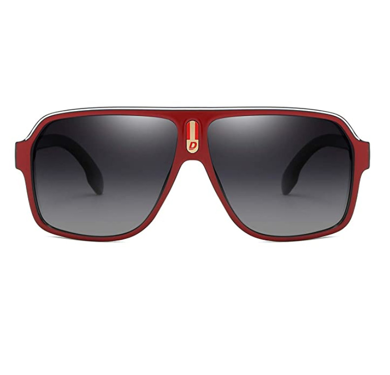 DUBERY Sport Polarized Sunglasses For Men Women Oversize Driving Fishing Glasses