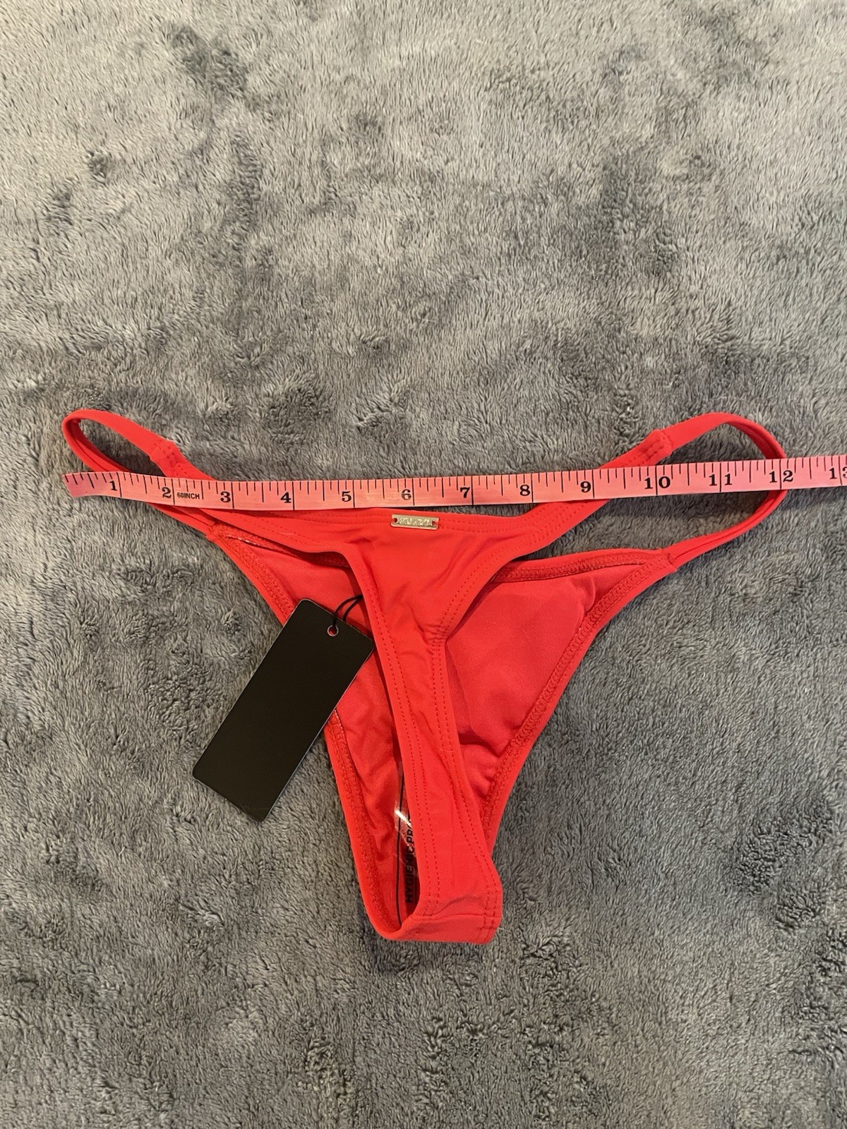 ZMART Thong Bikini Bottoms Swimwear Women’s US Size XS Red Sexy