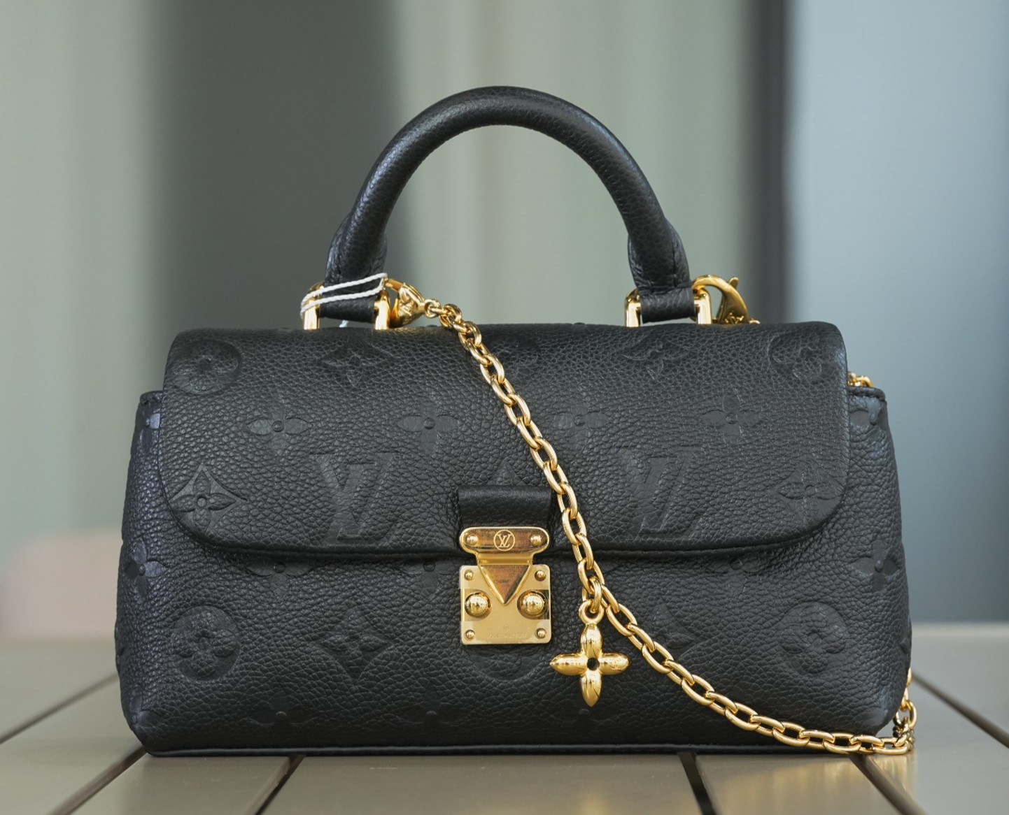 Louis Vuitton Nano Madeleine Monogram Empreinte Black Crossbody Excellent