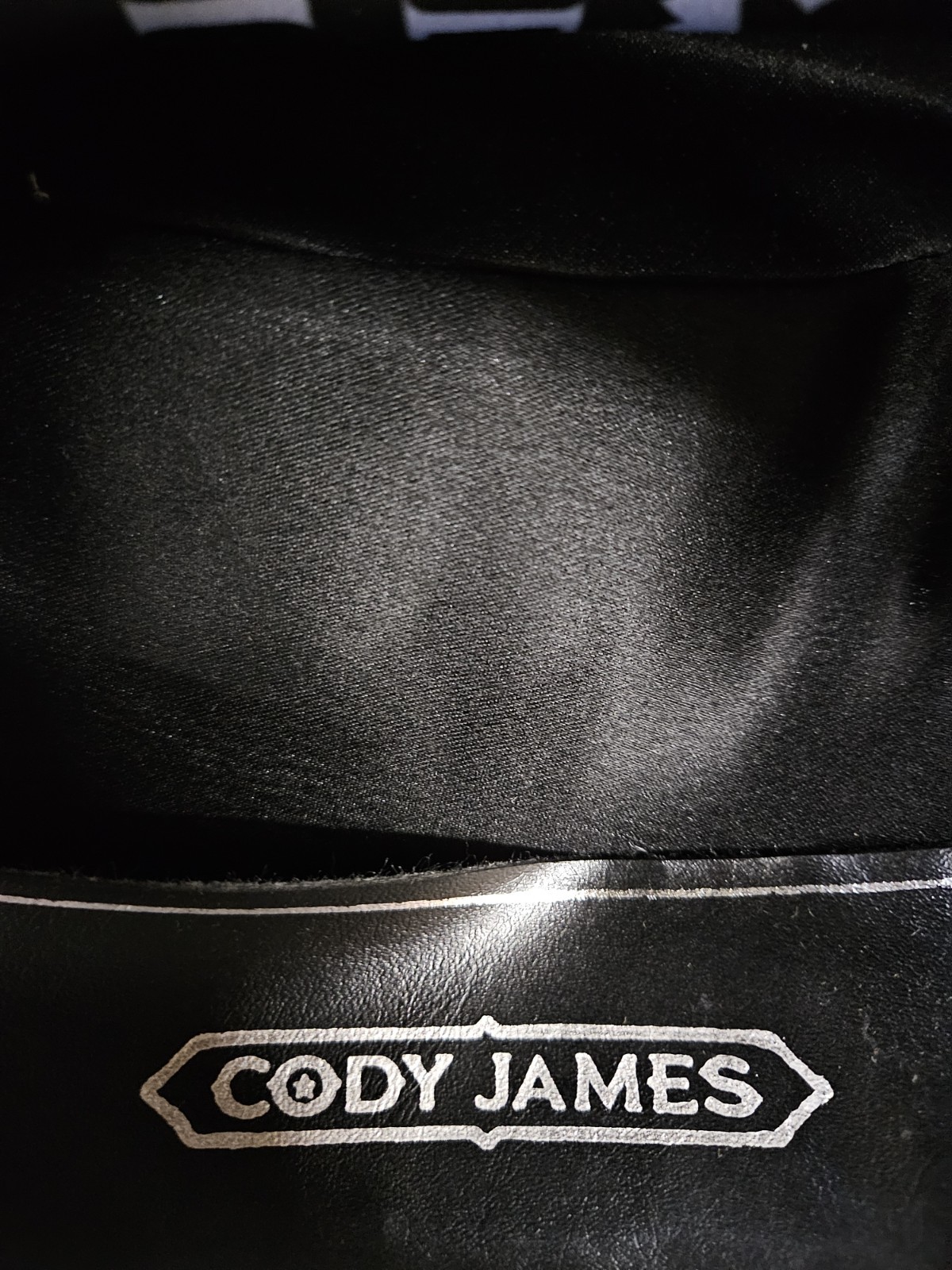 CODY JAMES 3X FELT BLACK COWBOY HAT SIZE 7 1/8