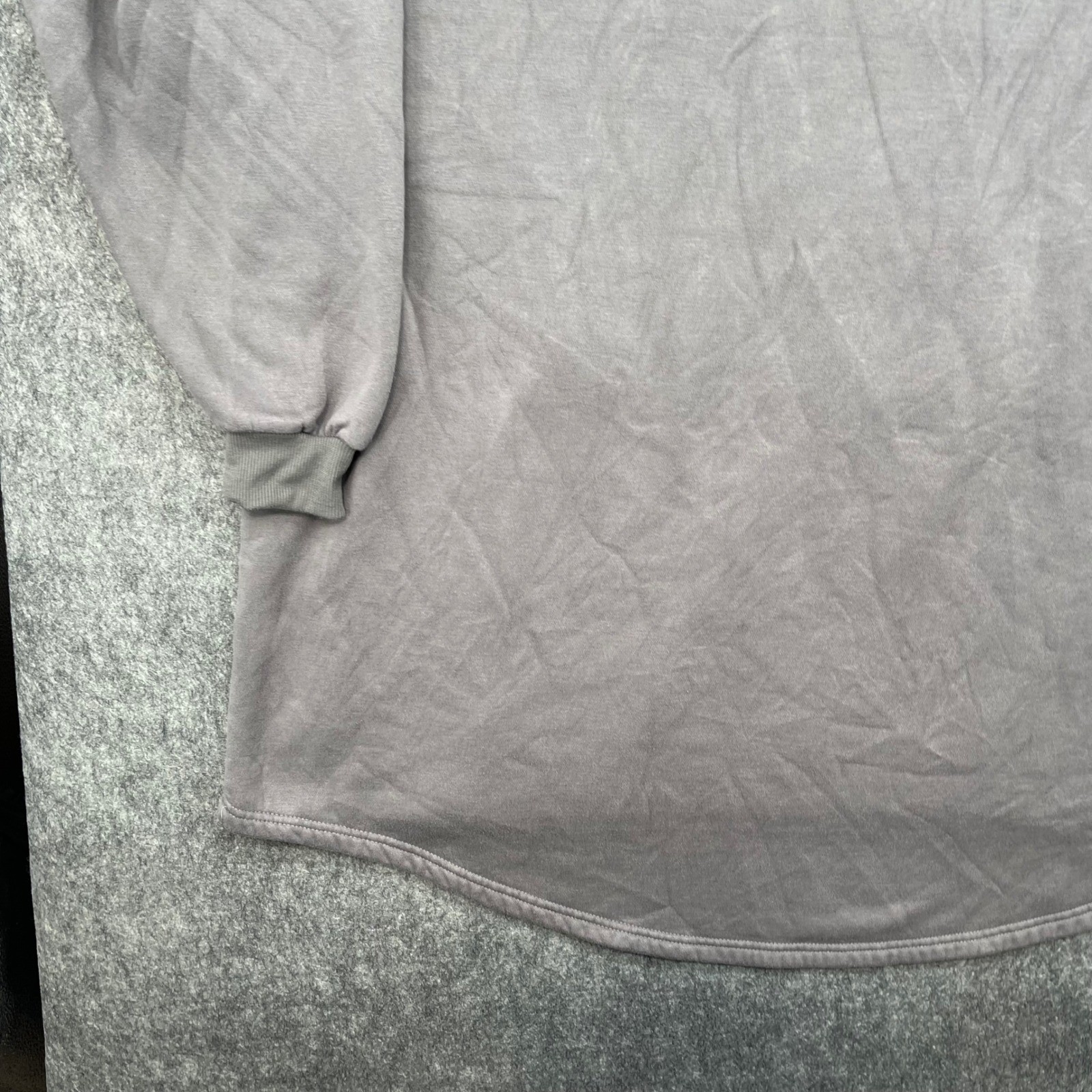 The Comfy Hoodie Blanket Gray Sweatshirt Fleece Lined One Size