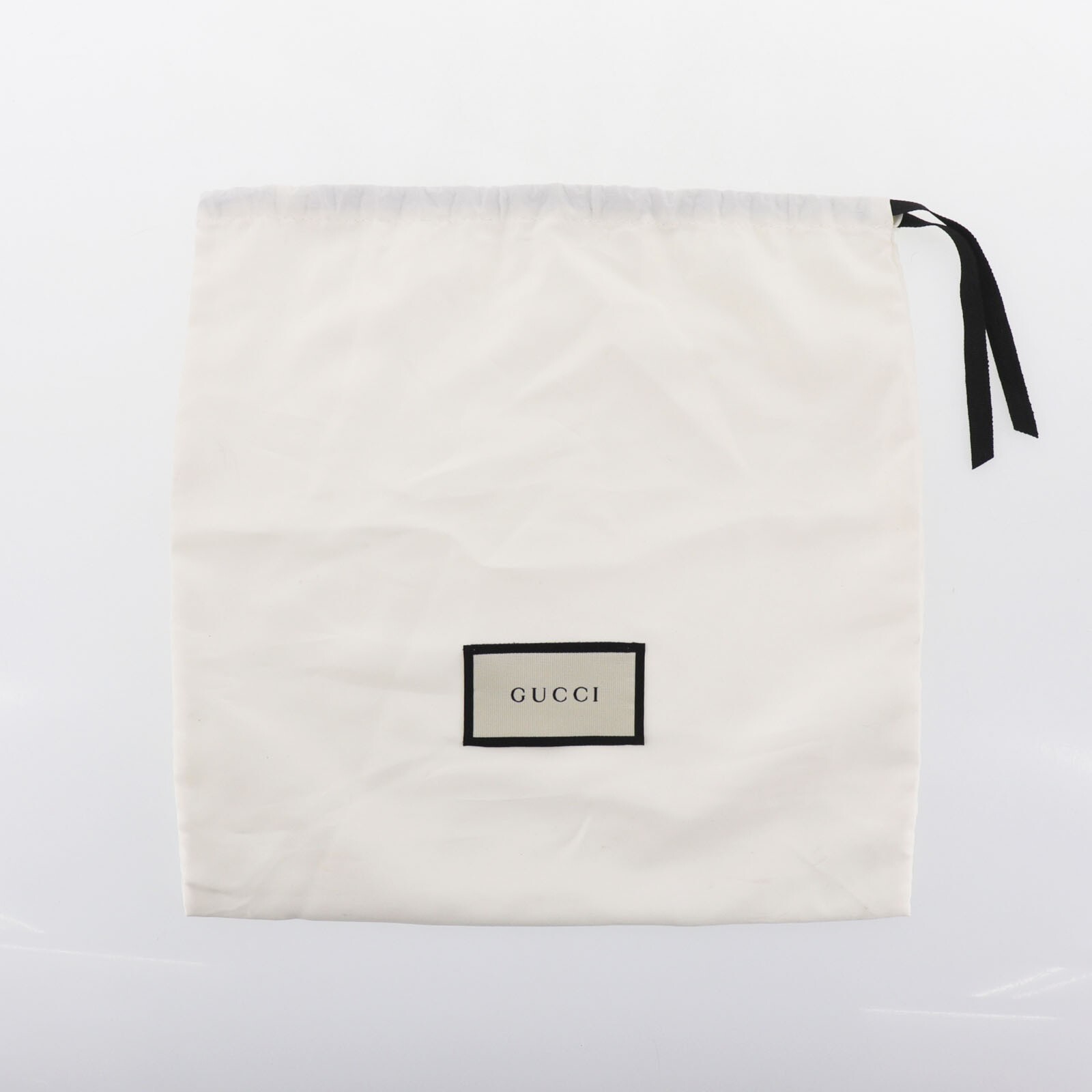 GUCCI Dust Bag Drawstring White Size 11.8 × 11.4in (30.0 × 29.0cm) #EH229 S