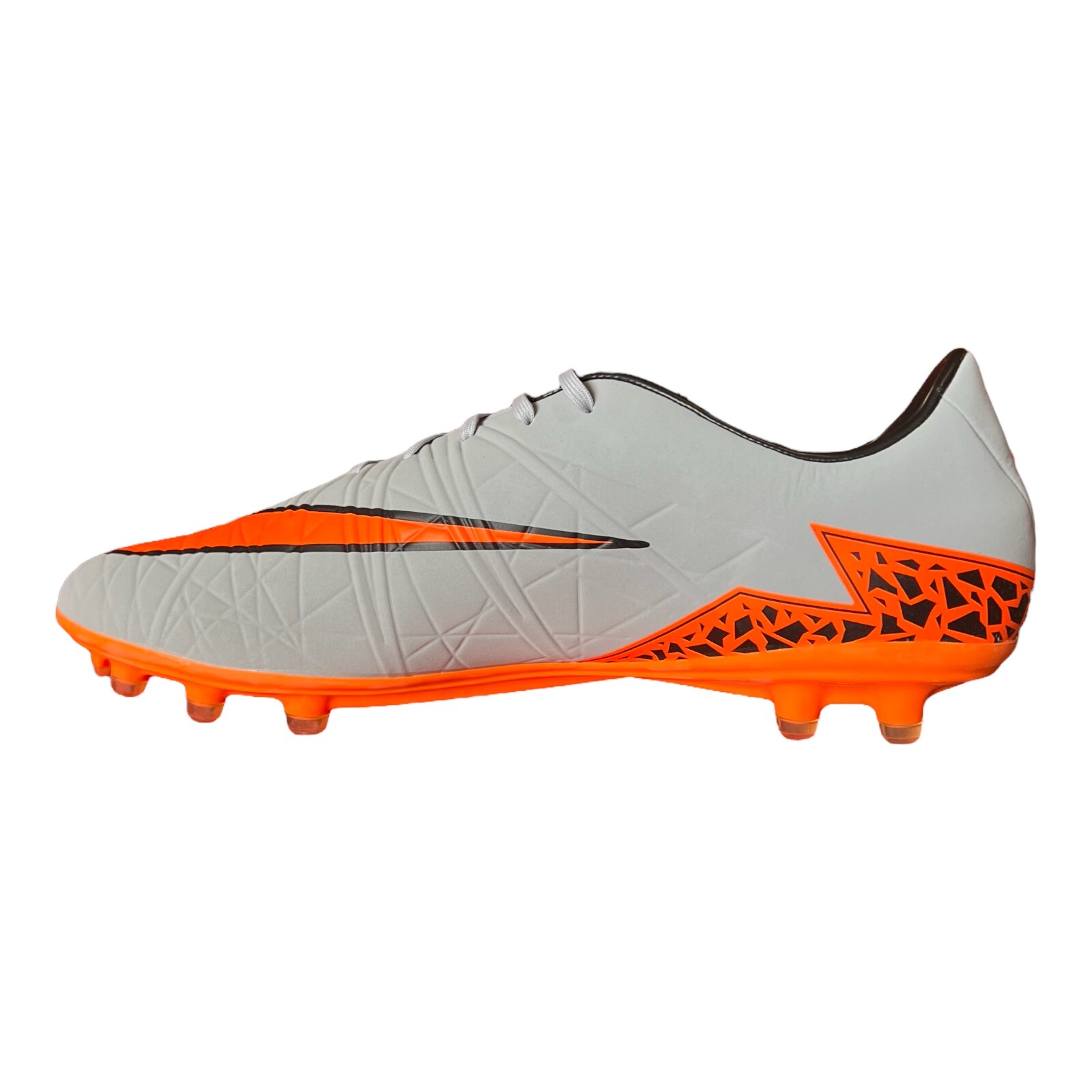 Nike Hypervenom Phatal 2 FG Wolf Grey Total Orange 749893 080 Soccer Cleats