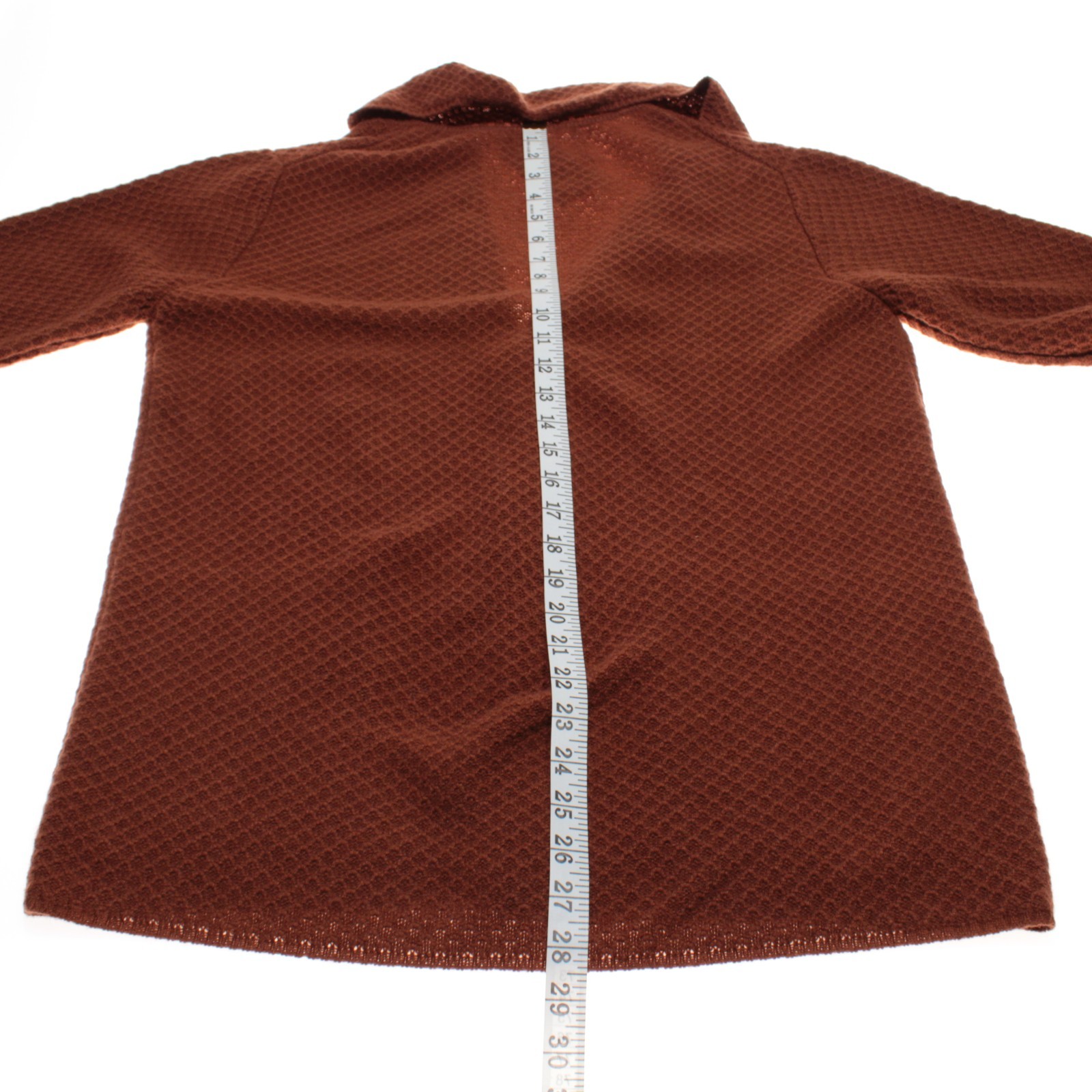 Luciano Barbera NWD Cardigan Sweater Jacket Size 50 (US M) in Brown