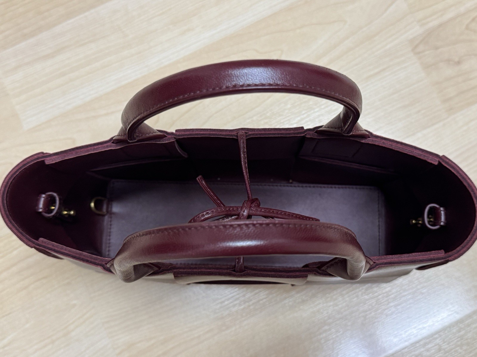 Bottega Veneta Mini Arco Intrecciato Leather Tote Bag