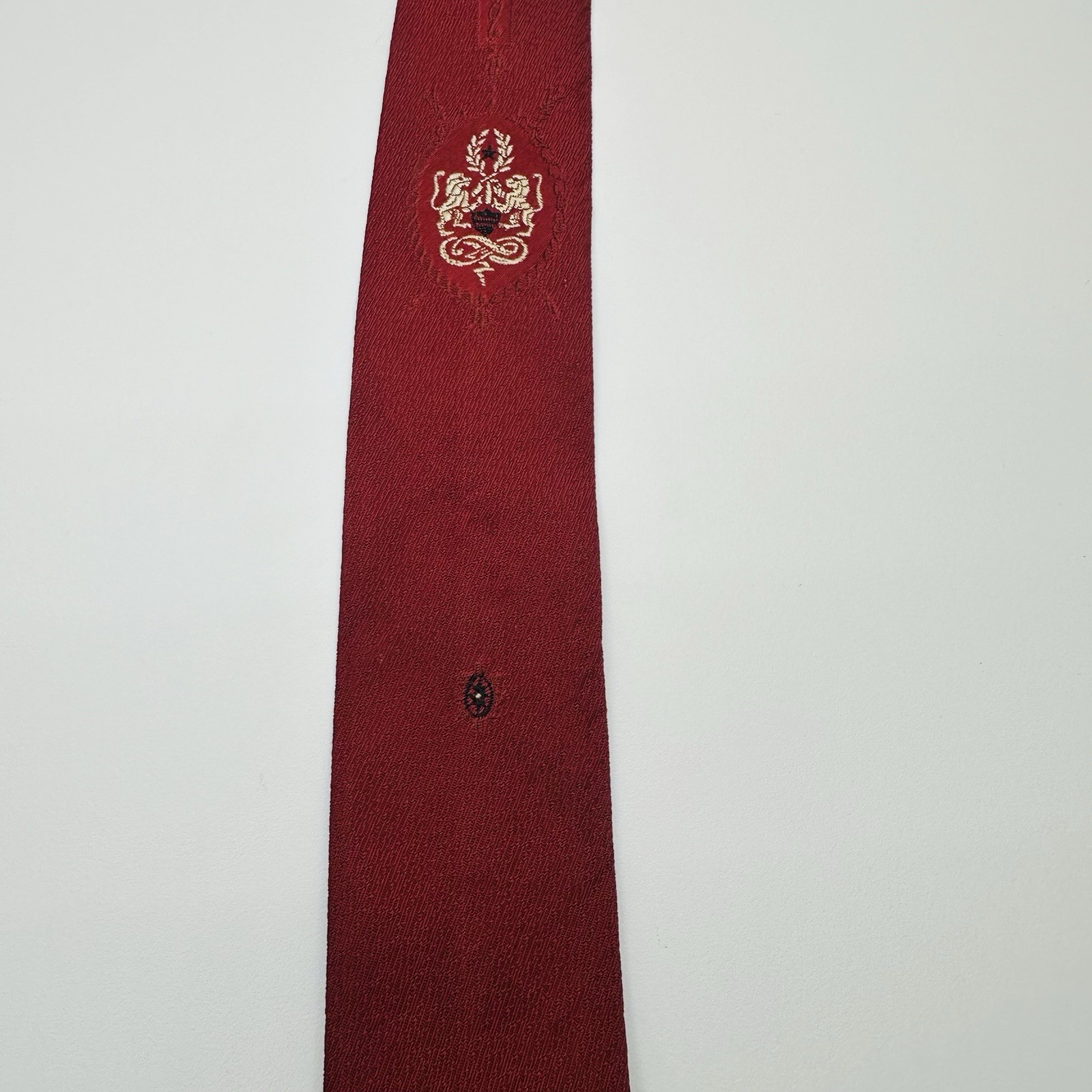 Trimshape By Cavalier Vintage Square End Tie Red Crest 2 X 53 T123