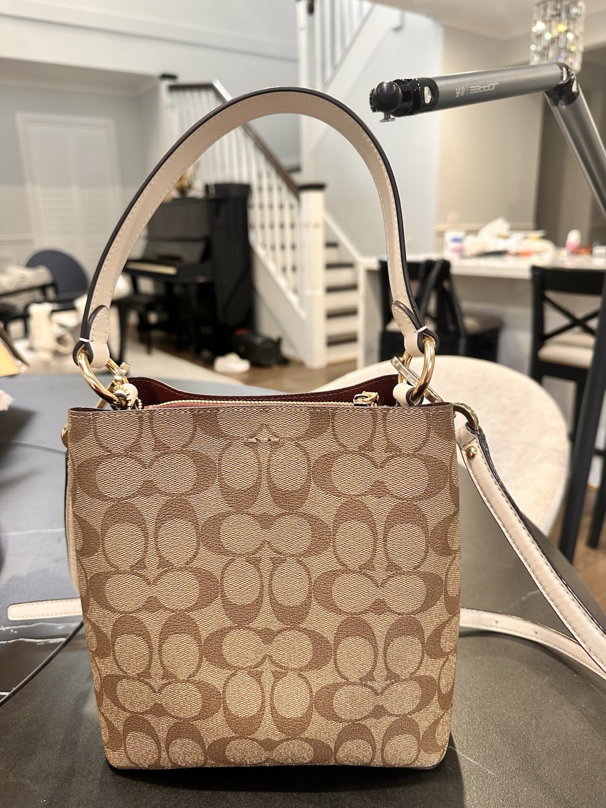 Coach Authentic Signature Small Town Bucket Bag Elevate your everyday style