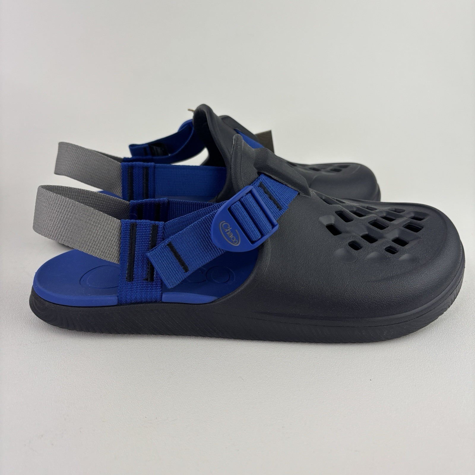 Chaco Mens Sz 10 Chillos Clog Comfort Sandal Navy Marine JC108461 NEW in Box