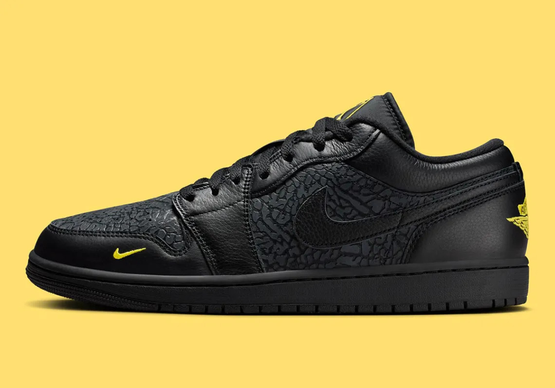 Nike Air Jordan 1 Low SE Black Tour Yellow Anthracite IM6568-010 Men’s Size