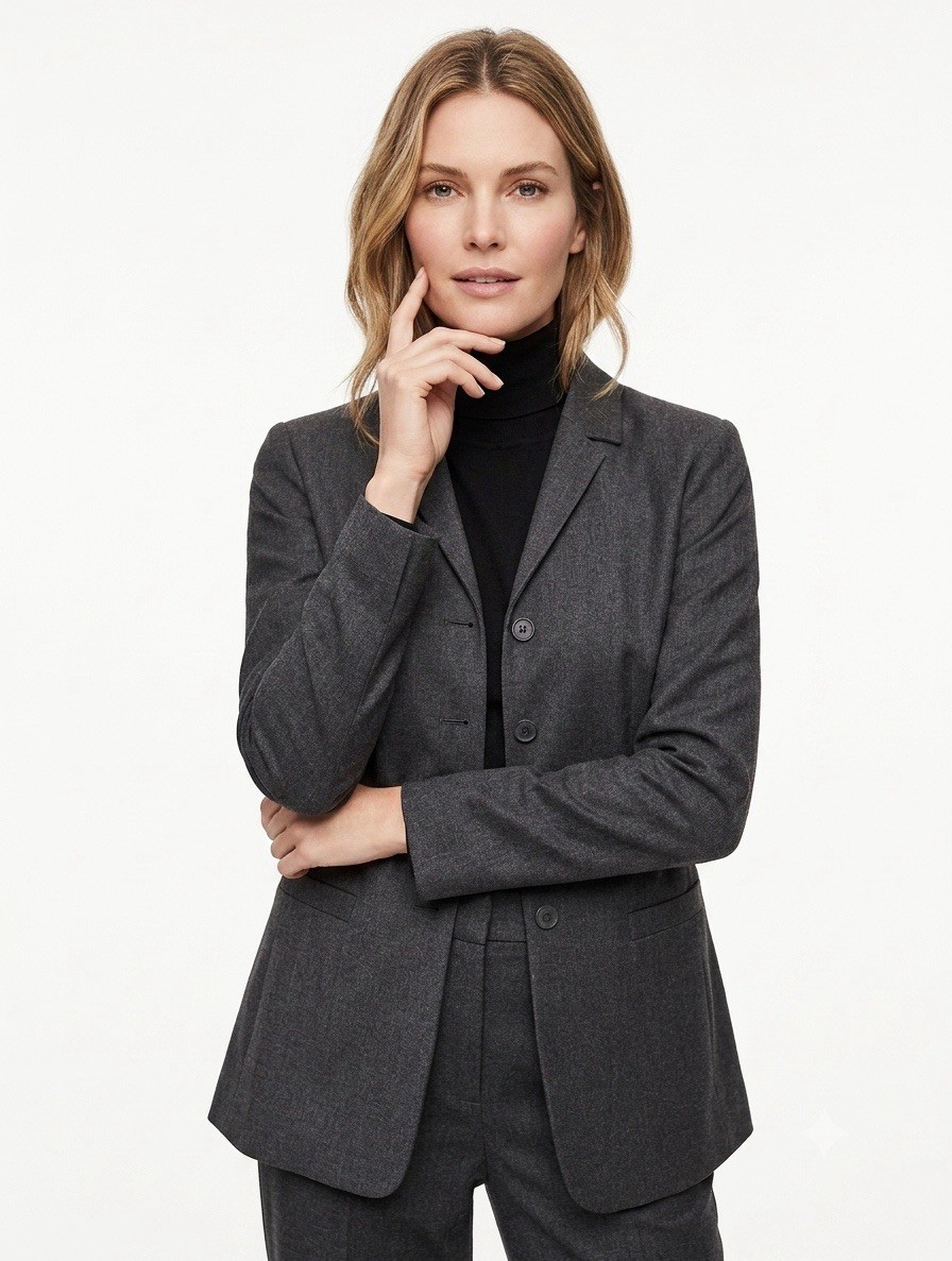 NEW Vintage ANN TAYLOR LOFT Women Brown Black Gold Jacket Blazer Size 4 Office