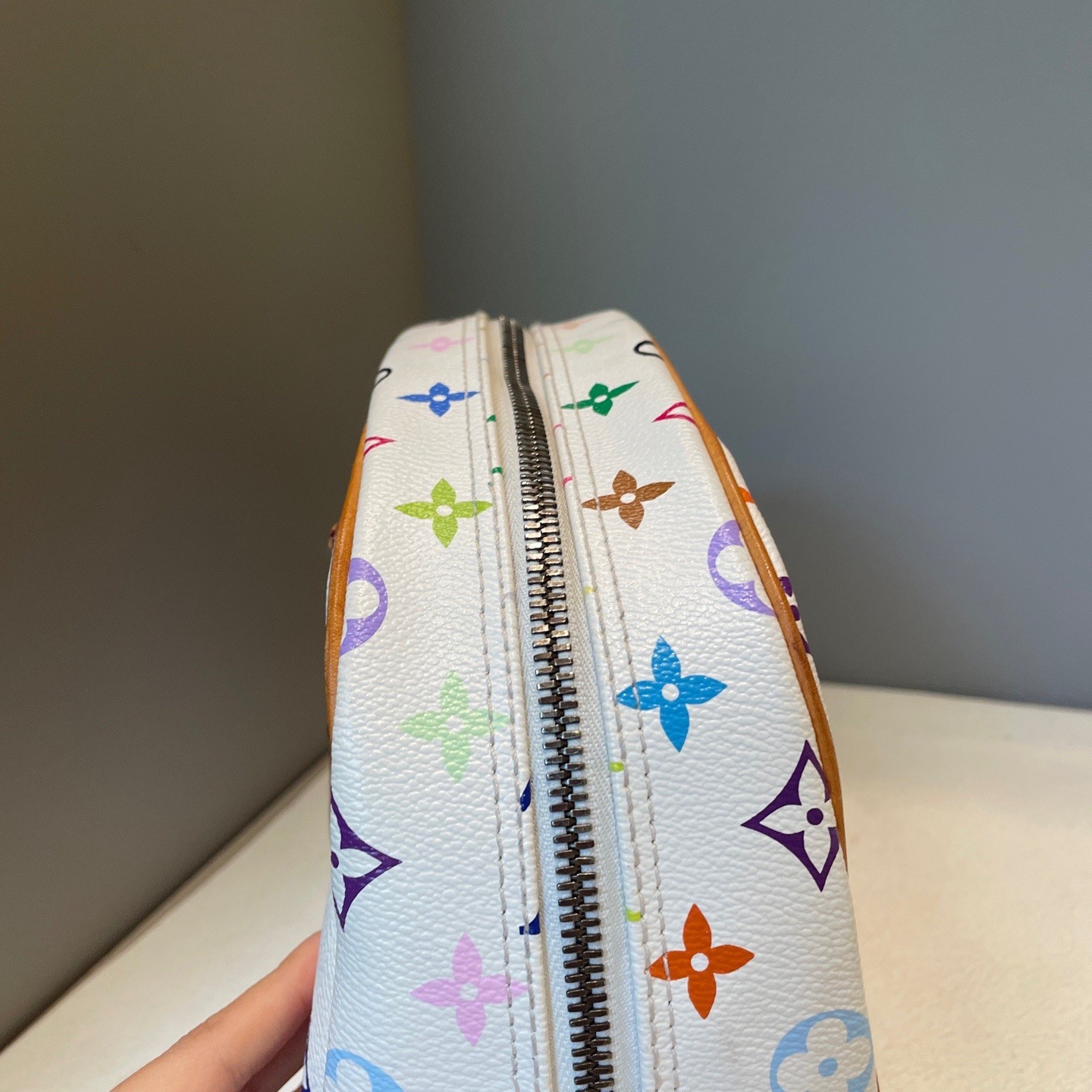 Louis Vuitton Murakami White Multicolor Monogram Handbag