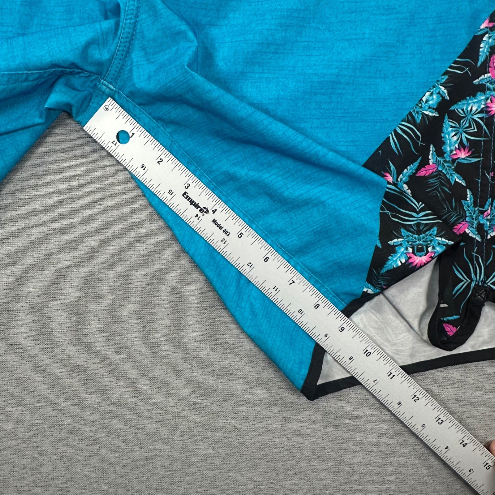 Quiksilver Dry Flight Board Shorts Men 31 Floral Tropical Recycled Swim Trunks