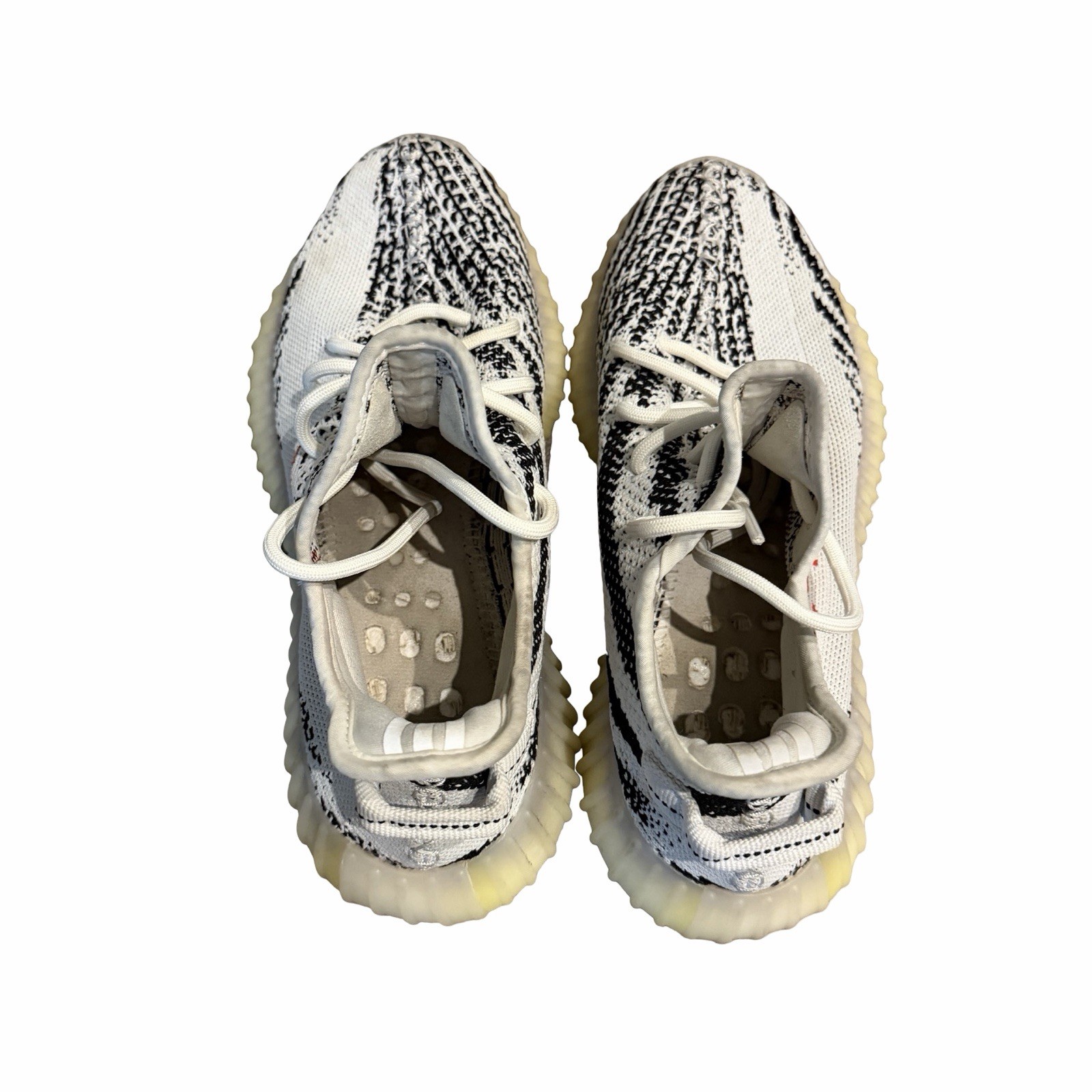 Adidas Yeezy Boost 350 V2 Zebra CP9654 Mens Size 7 No Insoles