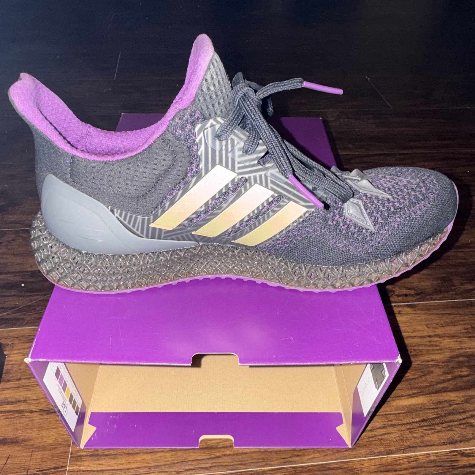 Adidas Ultra 4D Marvel Black Panther Black/Gold/Purple