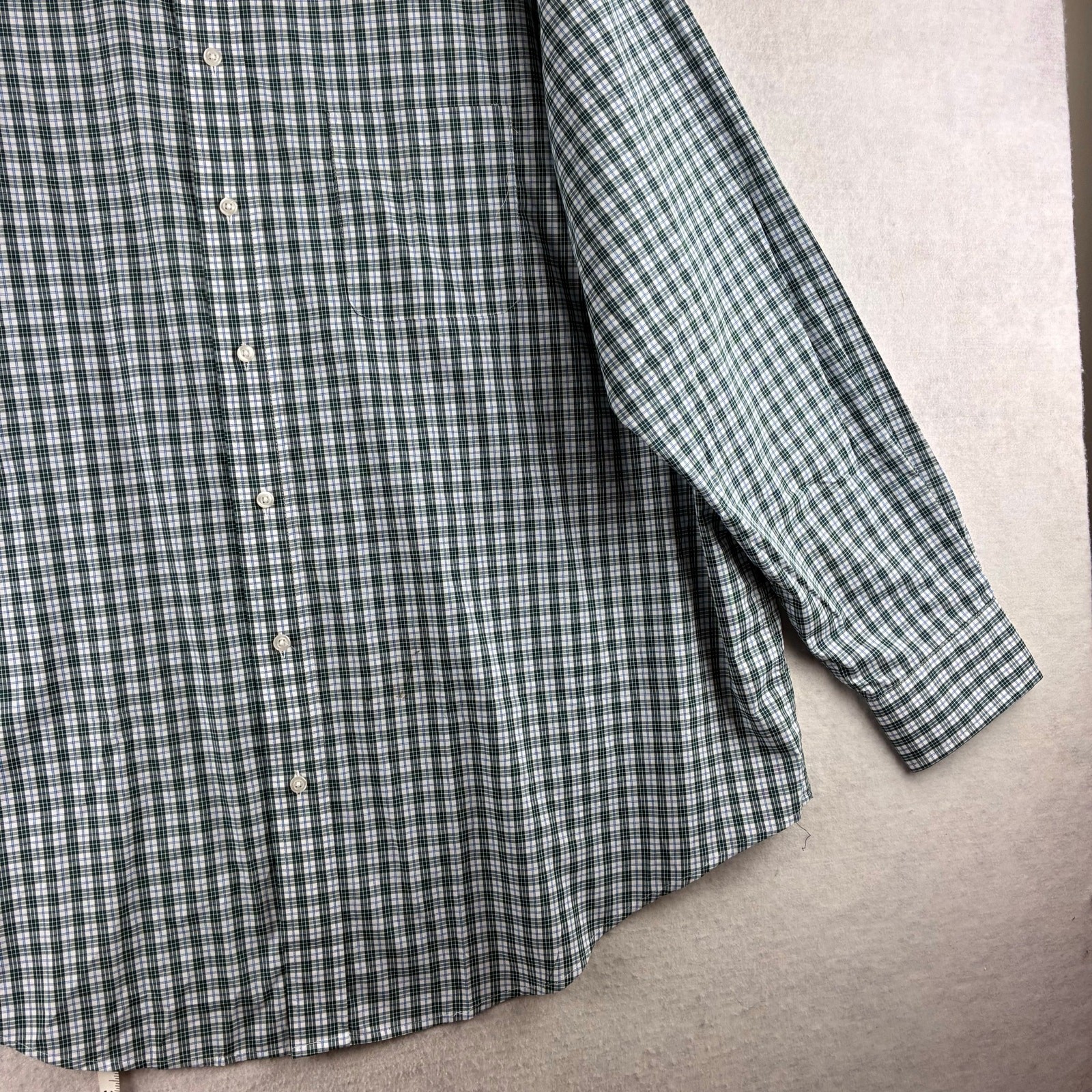 Izod All Over Stretch Tall Fit Long Sleeve Button Down Shirt Men’s 19/37-38 2/3X