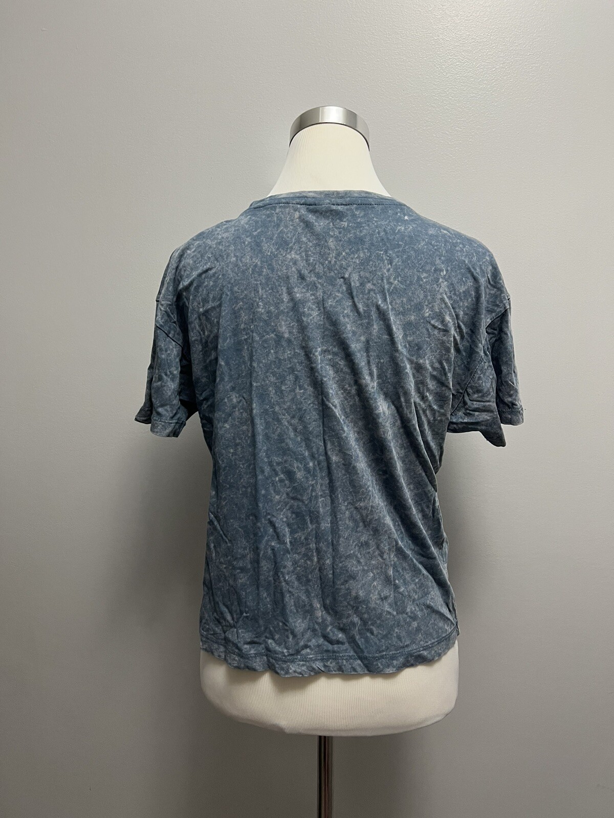U.S. APPAREL Dusty Blue Orlando Florida Short Sleeve Shirt Sz L