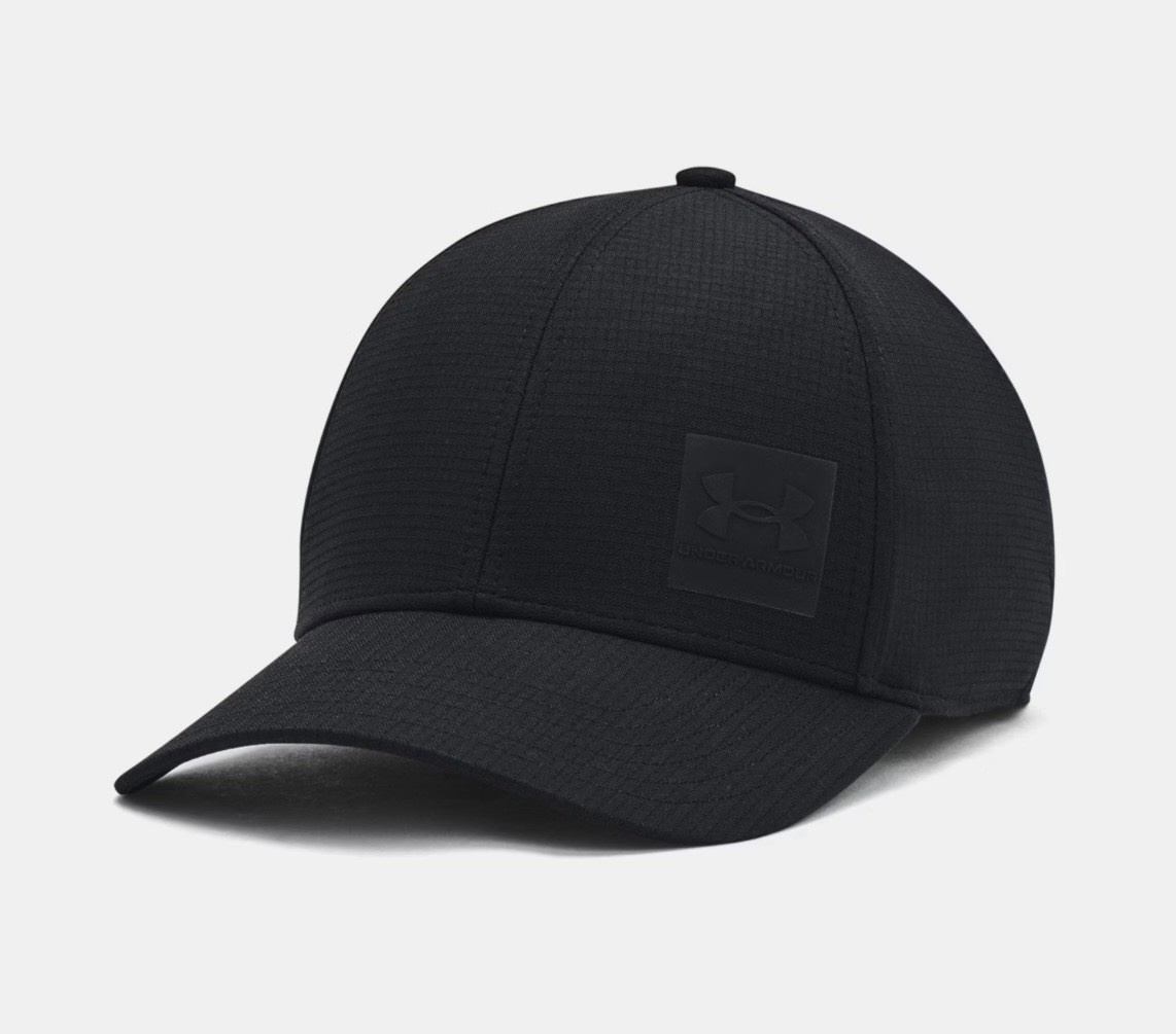 UNDER ARMOUR ArmourVent Low Men’s Stretch Fit Cap Hat Black L/XL 1383438-002 NEW