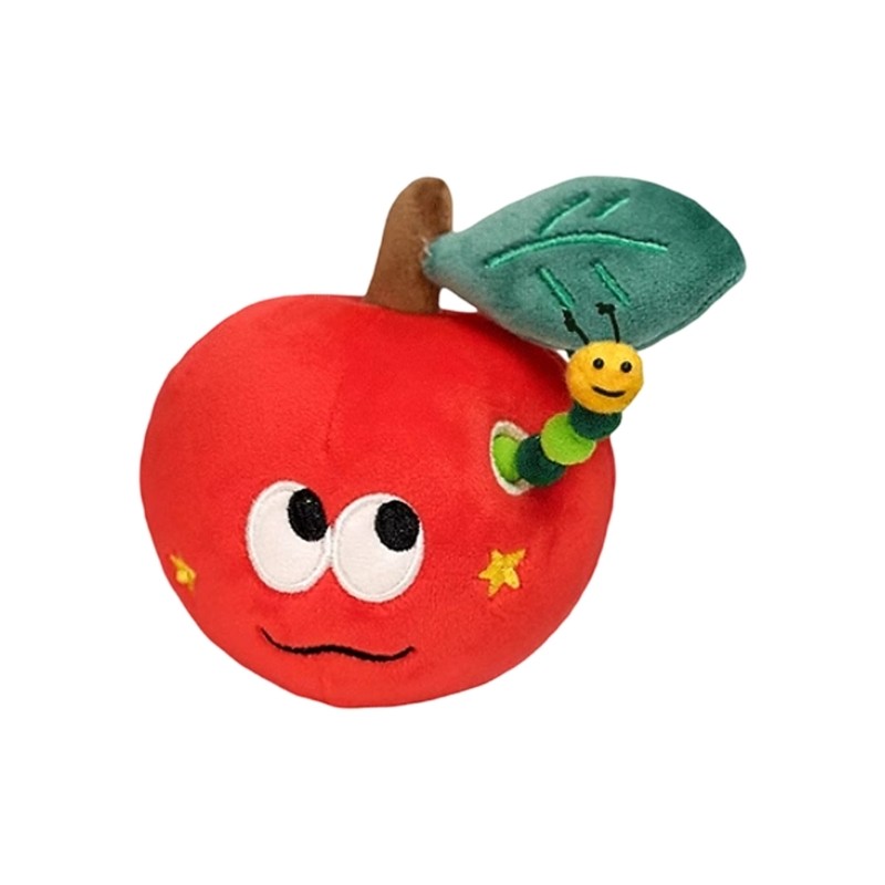 Plush Apples Keychain for Women Handbag Bag Charms Artistic Keychain Accessories