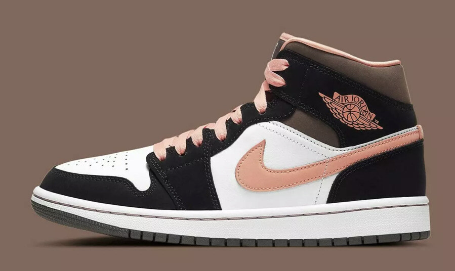 Nike Air Jordan 1 Mid SE Peach Mocha Women Size 12 / Men’s Size 10.5 DH0210-100